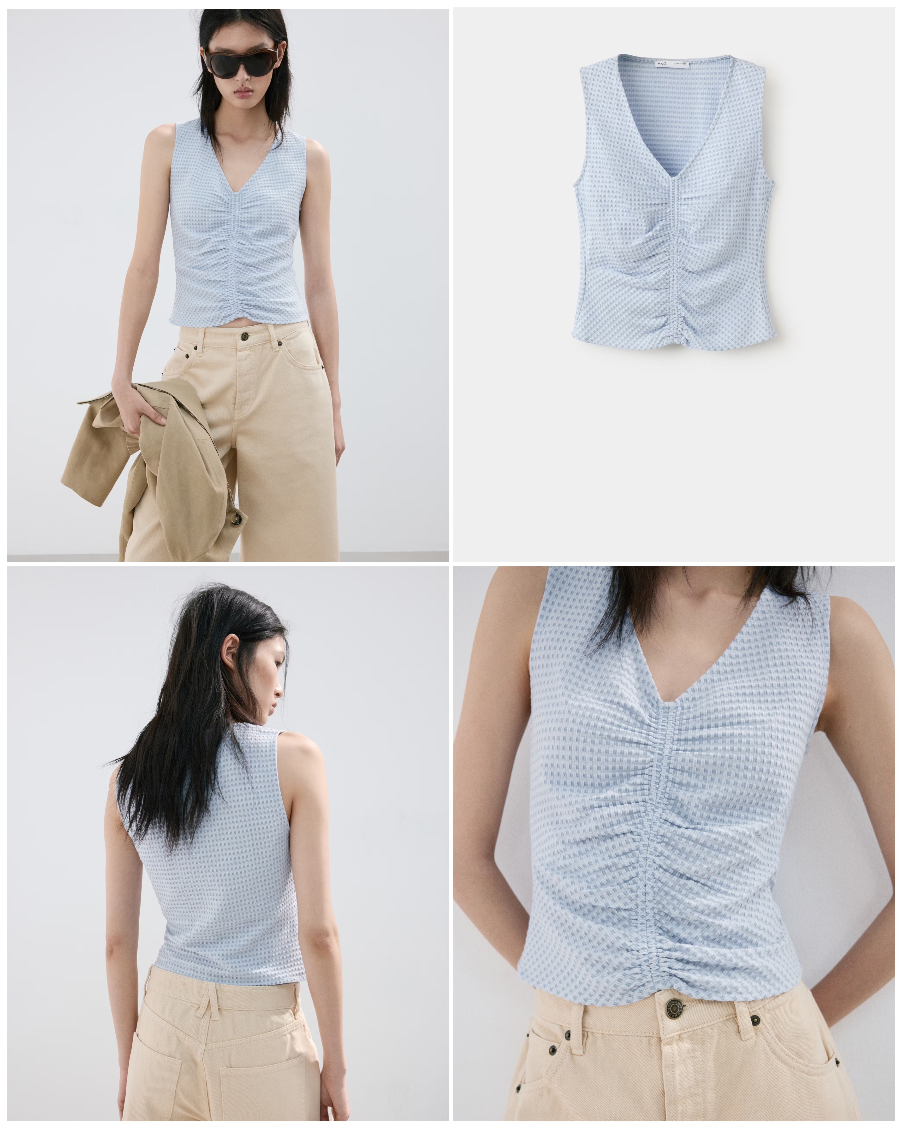 Áo MNG cổ Tim dư xịn 16299 (SALE)