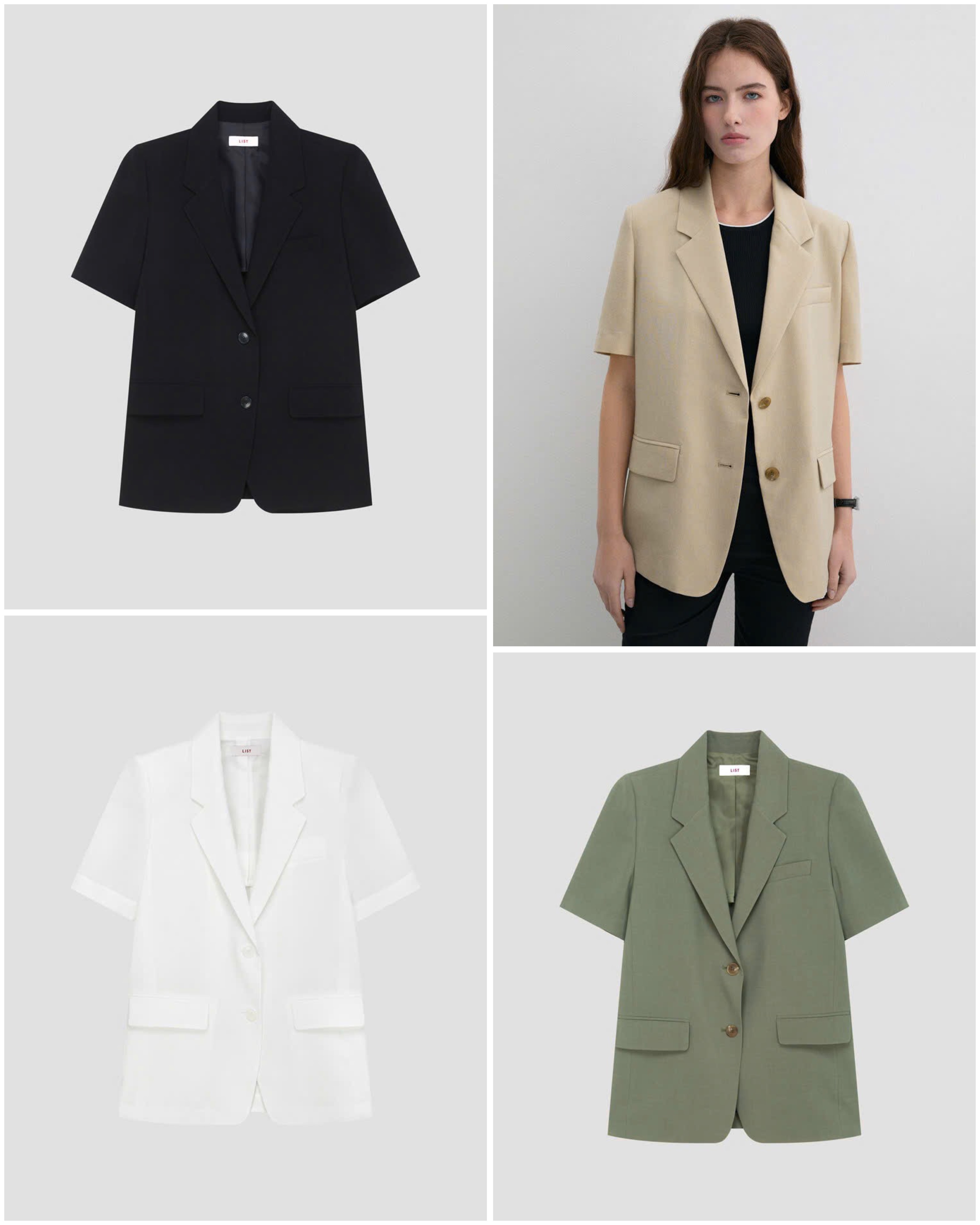 Blazer List Cộc Tay Dư Xịn 16281