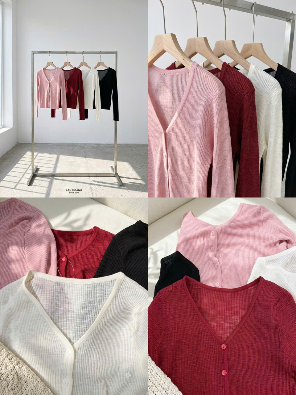 Cardigan giấy 7 màu 16615