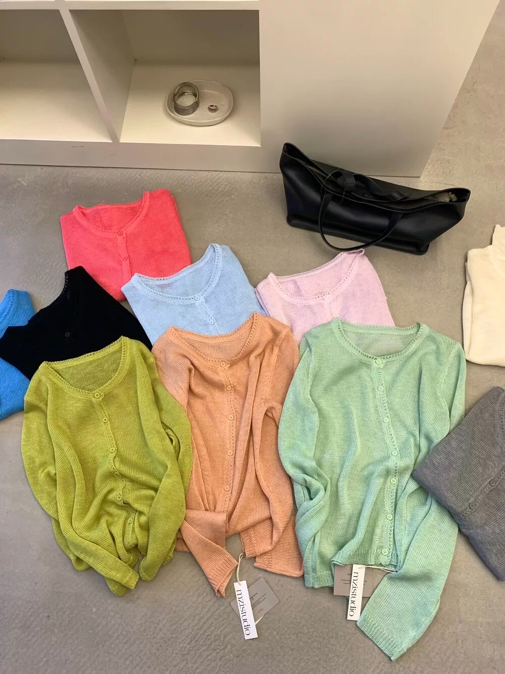 Cardigan len mỏng khoác hè 16504