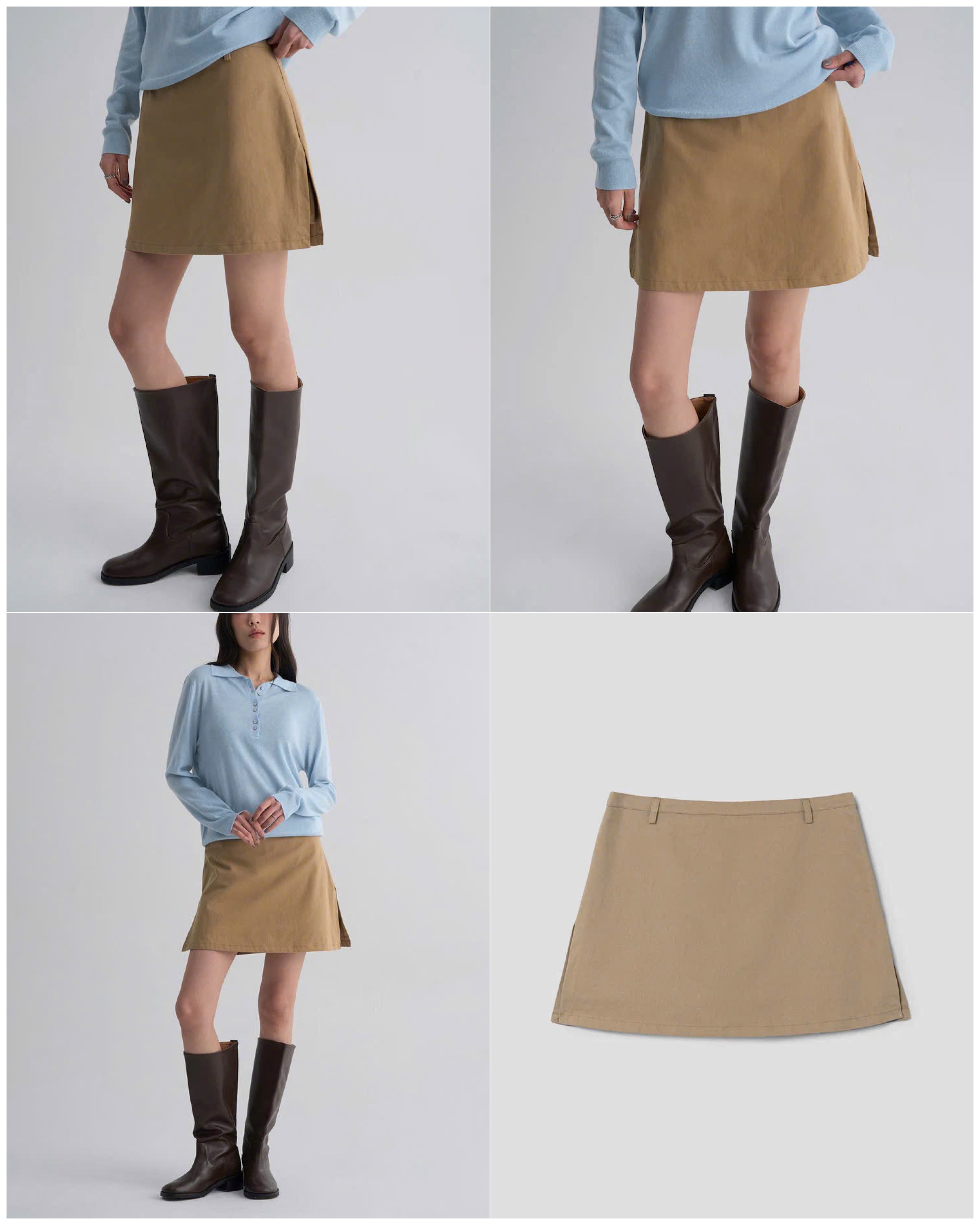 Chân Váy Kaki 8Second Xuất Hàn Dư Xịn Có Short 16238