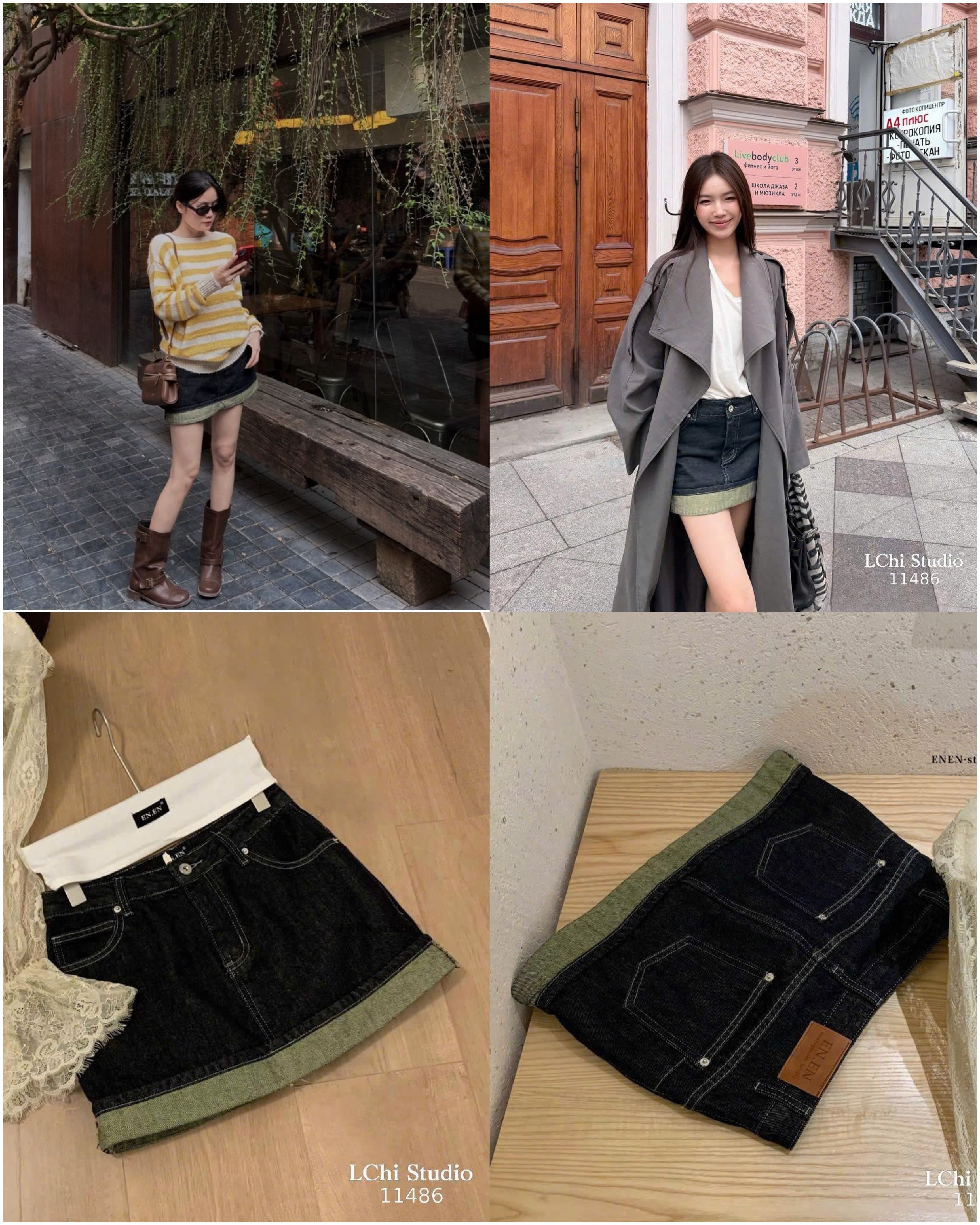 Chân Váy Wgwe Có short lật gấu 16827