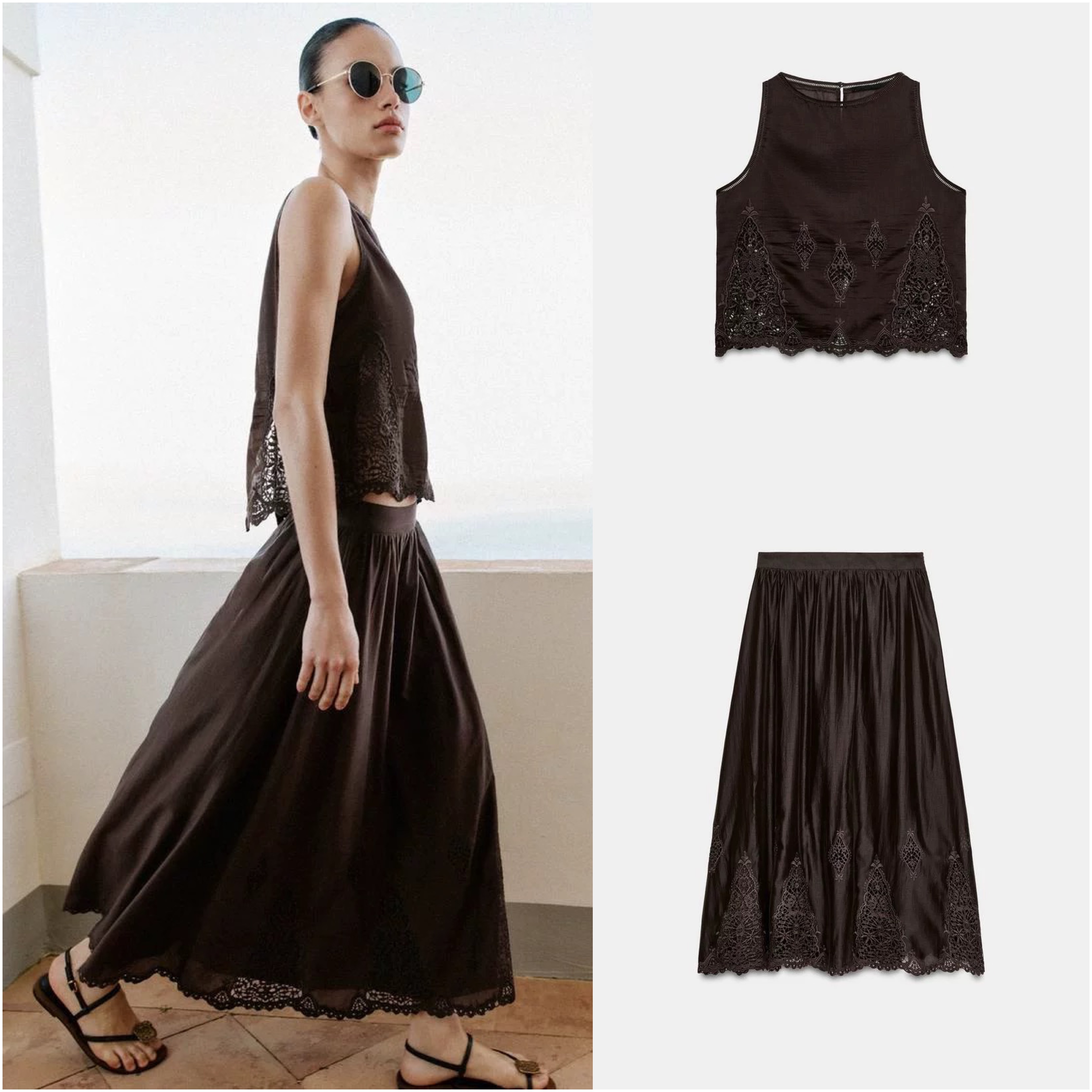 Chân Váy ZR thêu chân Ren Tuồn xịn huỷ tag 16536