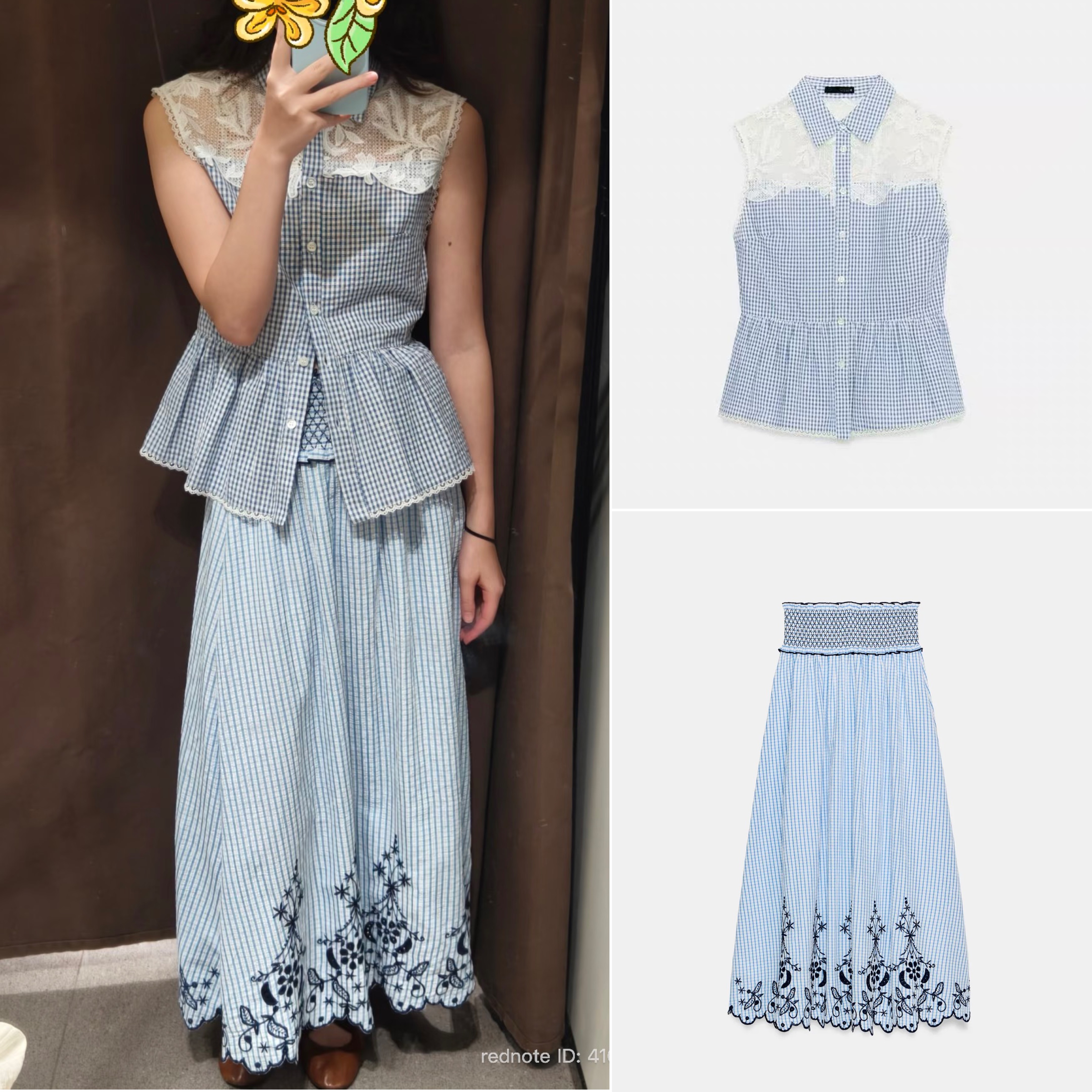Chân Váy ZR thô thêu dư xịn 16581 (Hãng bán 1tr699k)