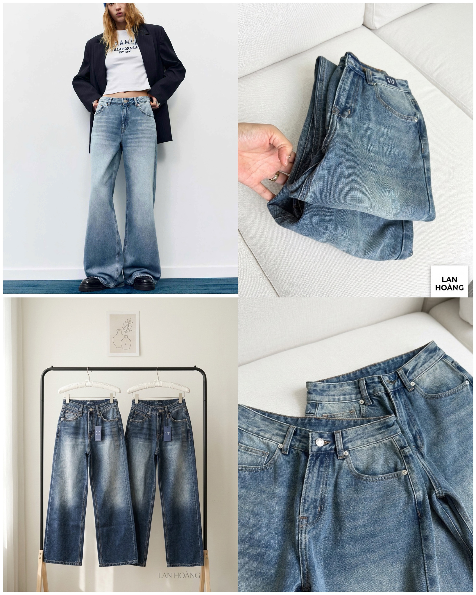Culottes Jean GAP Nhạt 18208