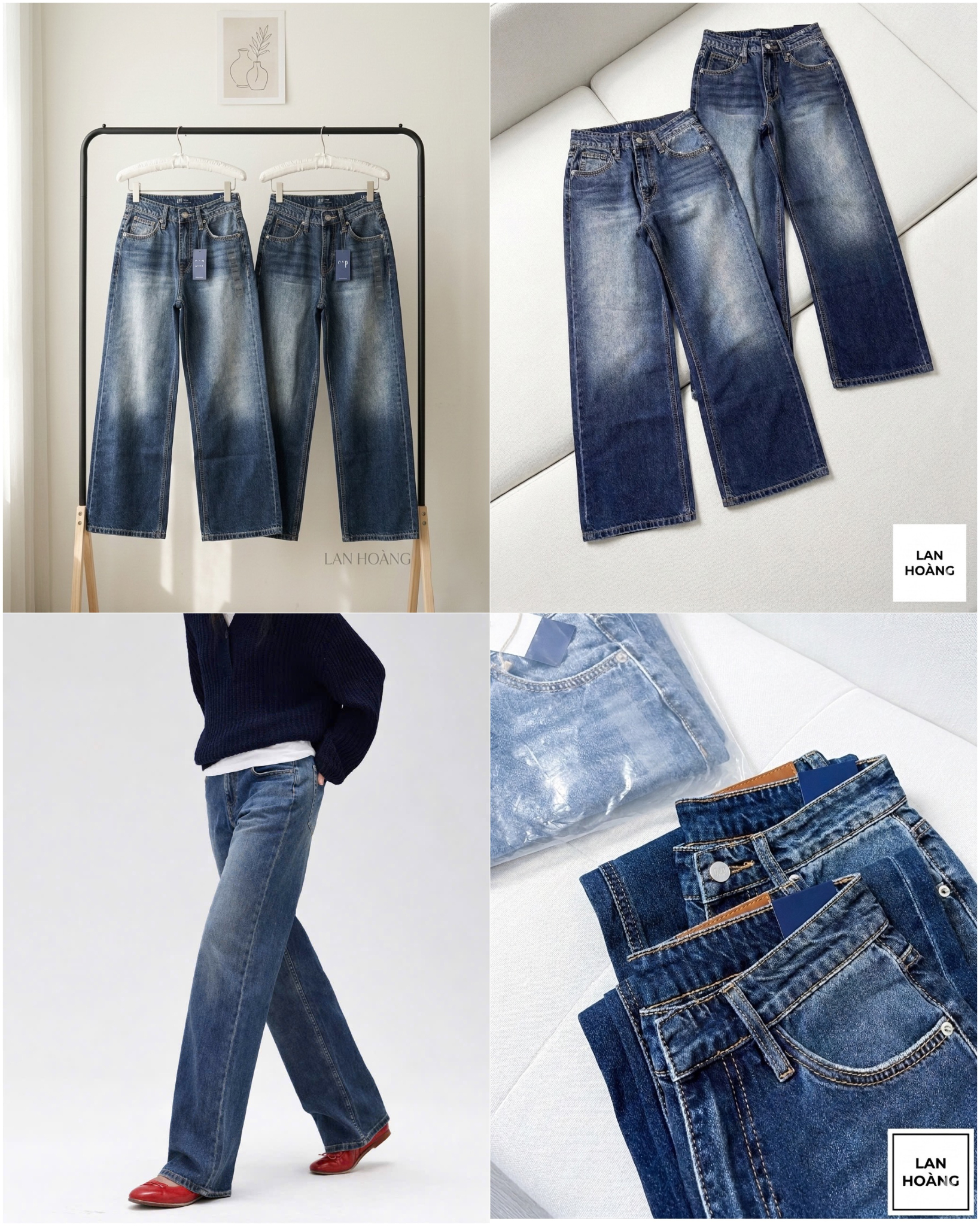 Culottes Jean Gap ĐẬM 18211
