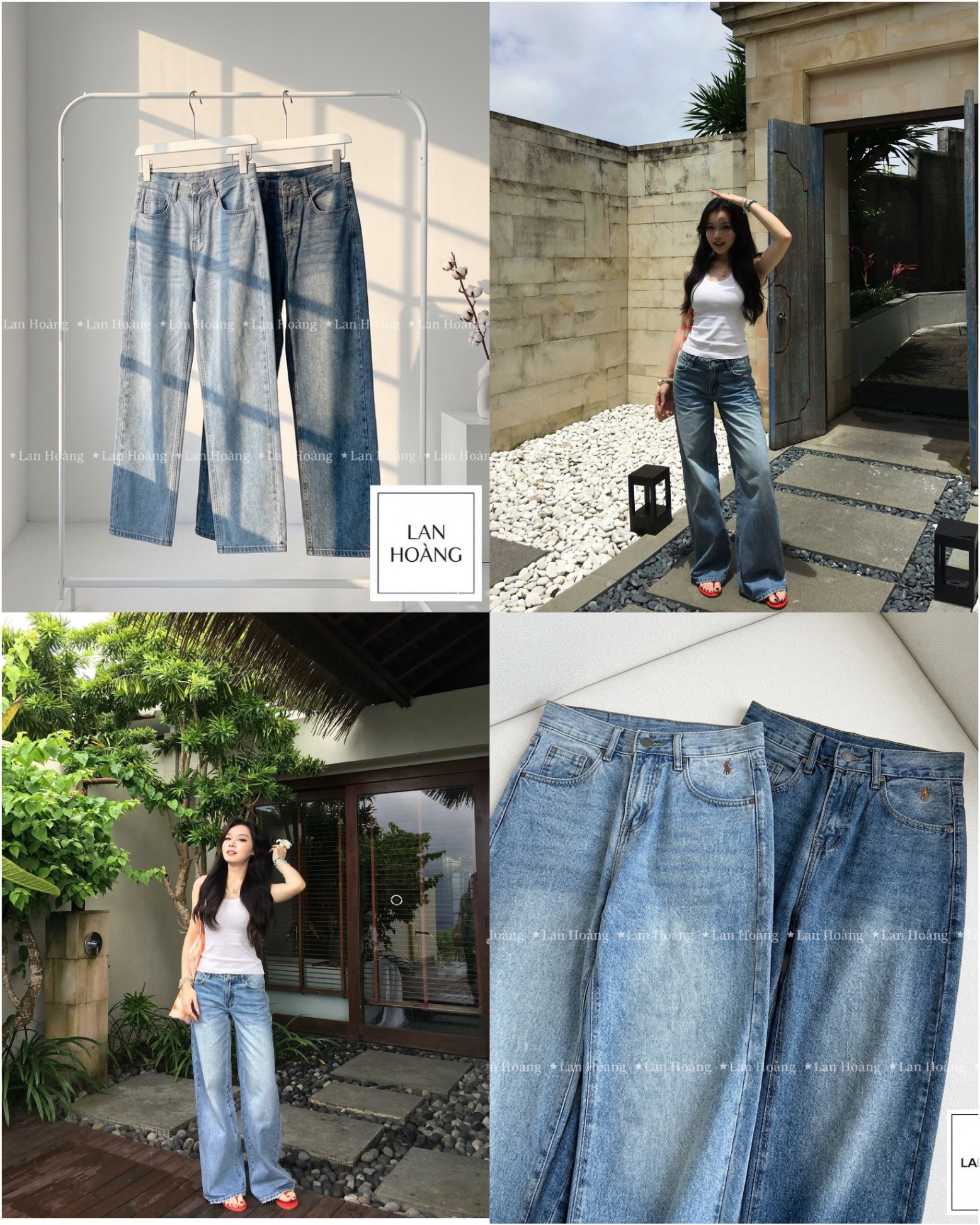 Culottes Jean Polo 2 Màu Dư Xịn 16275