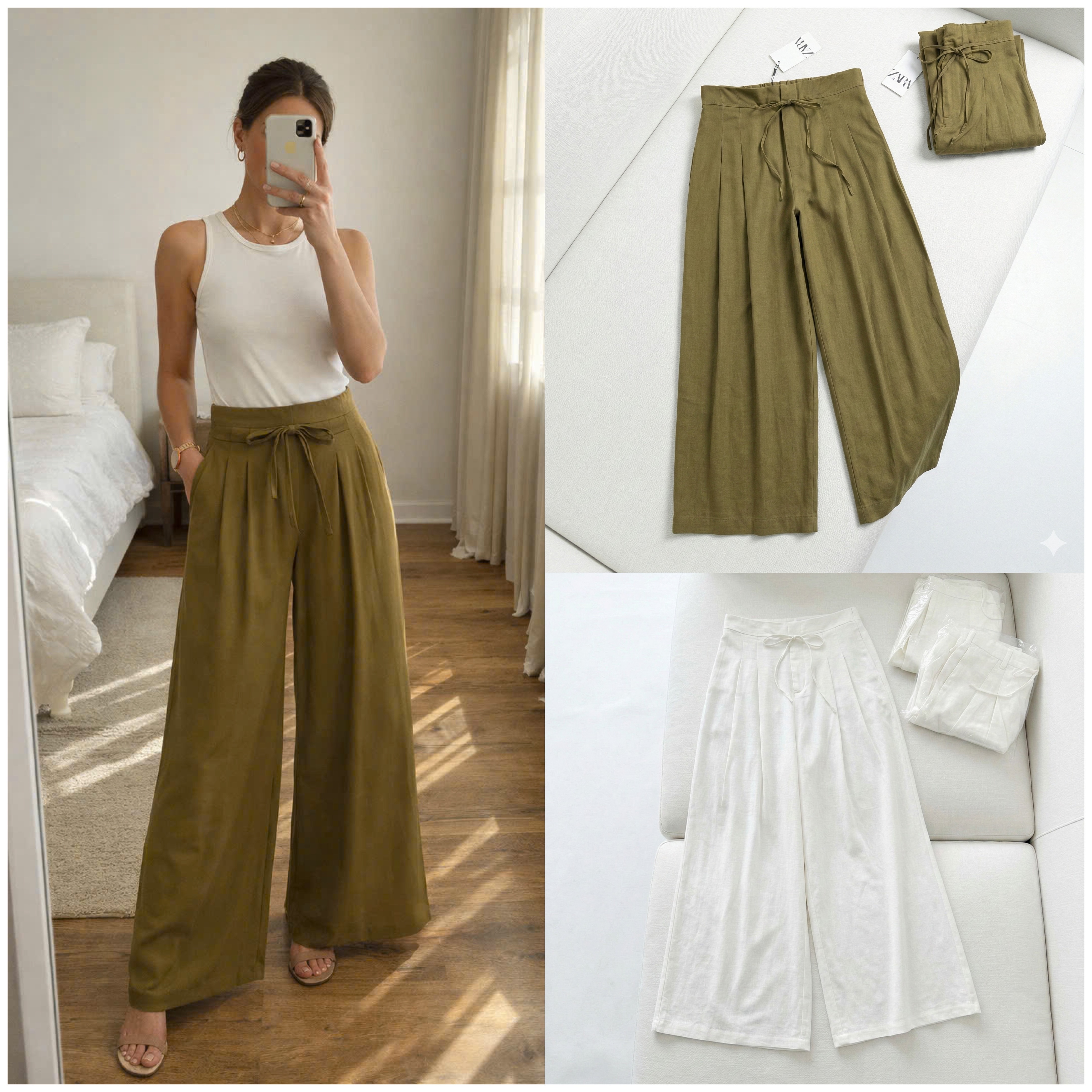 Culottes Linen ZR Auth Tuồn Dư Xịn 16182