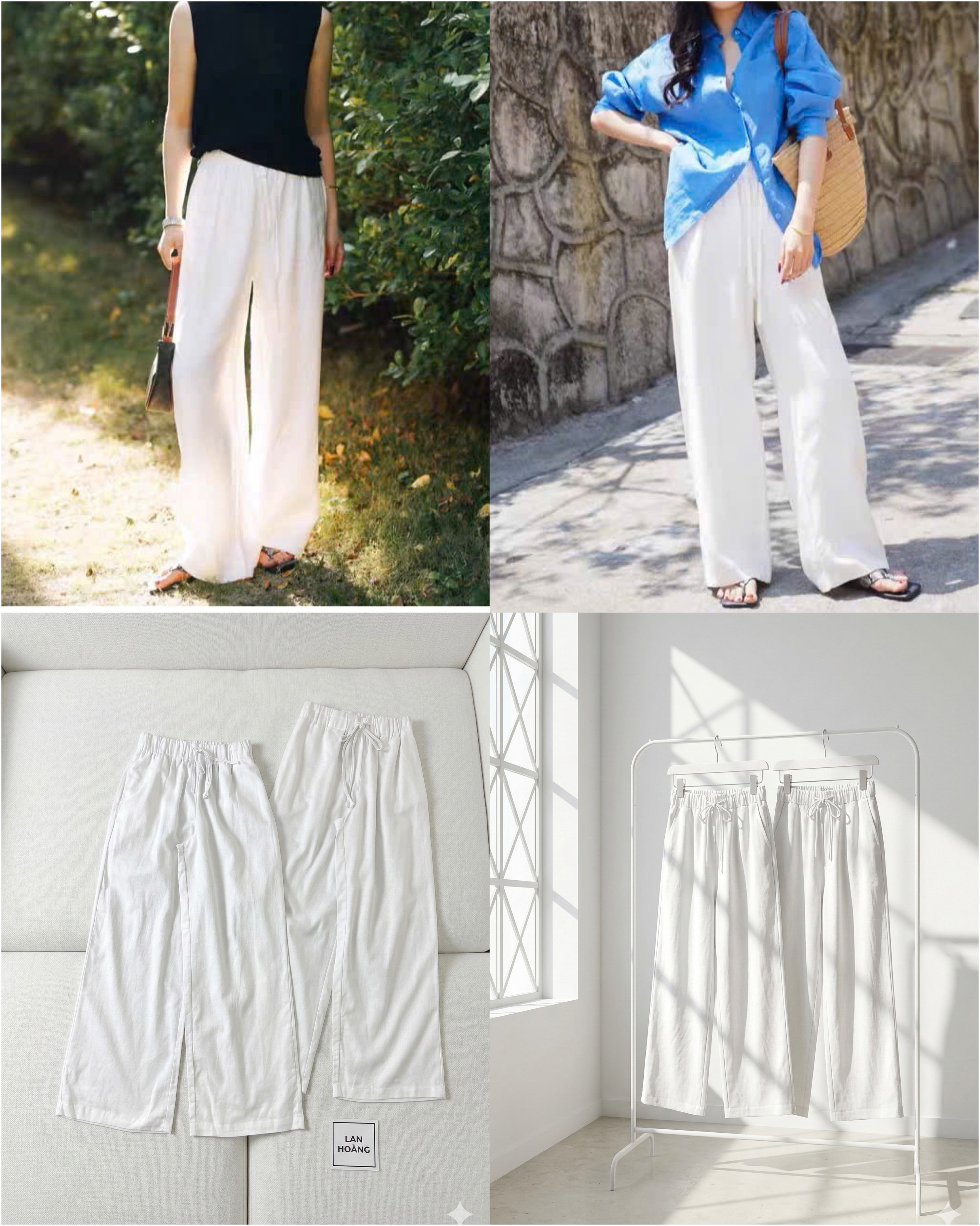 Culottes Linen & Me Ống xuông 16216