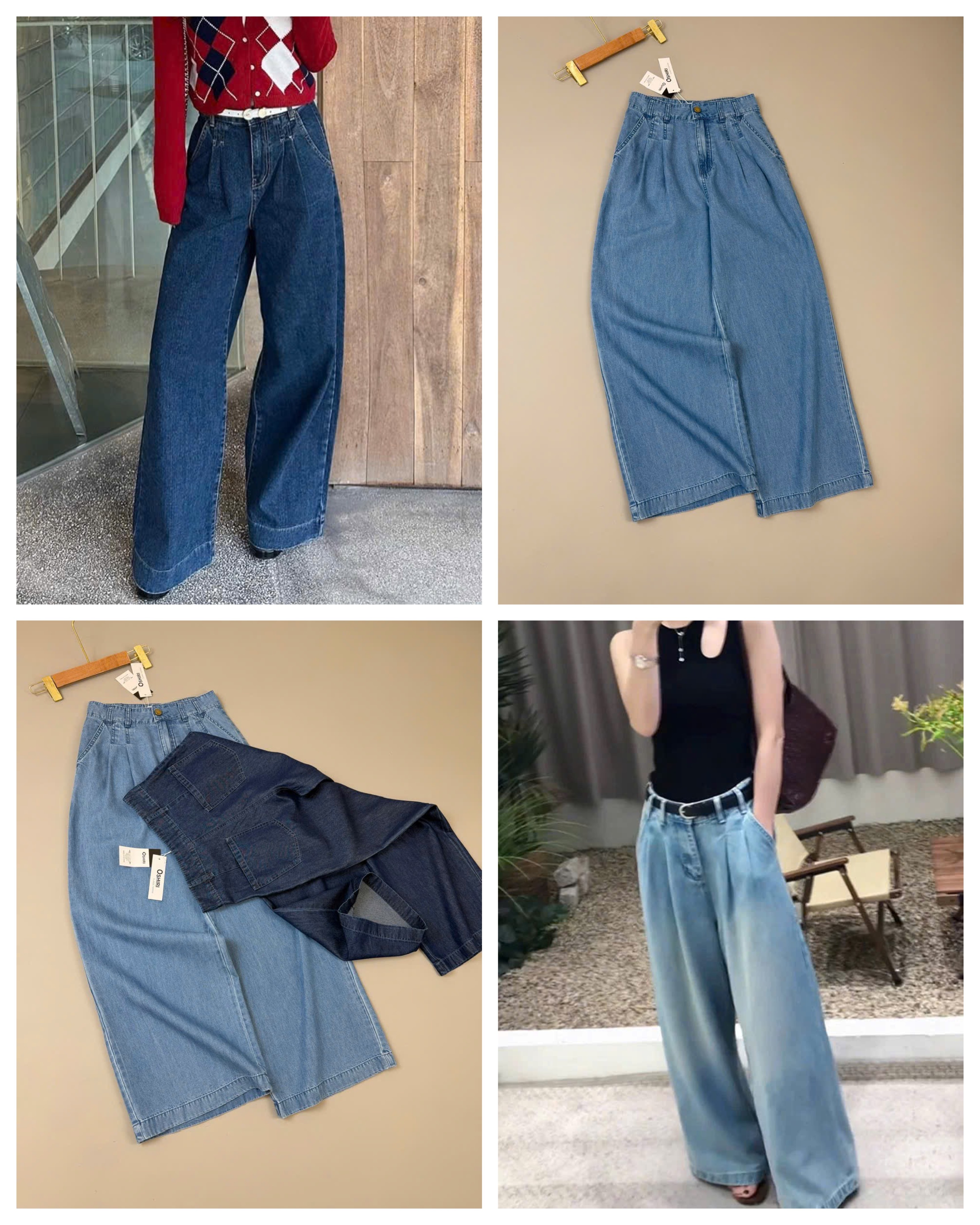 Culottes jean Orshiri 2 Màu 18191
