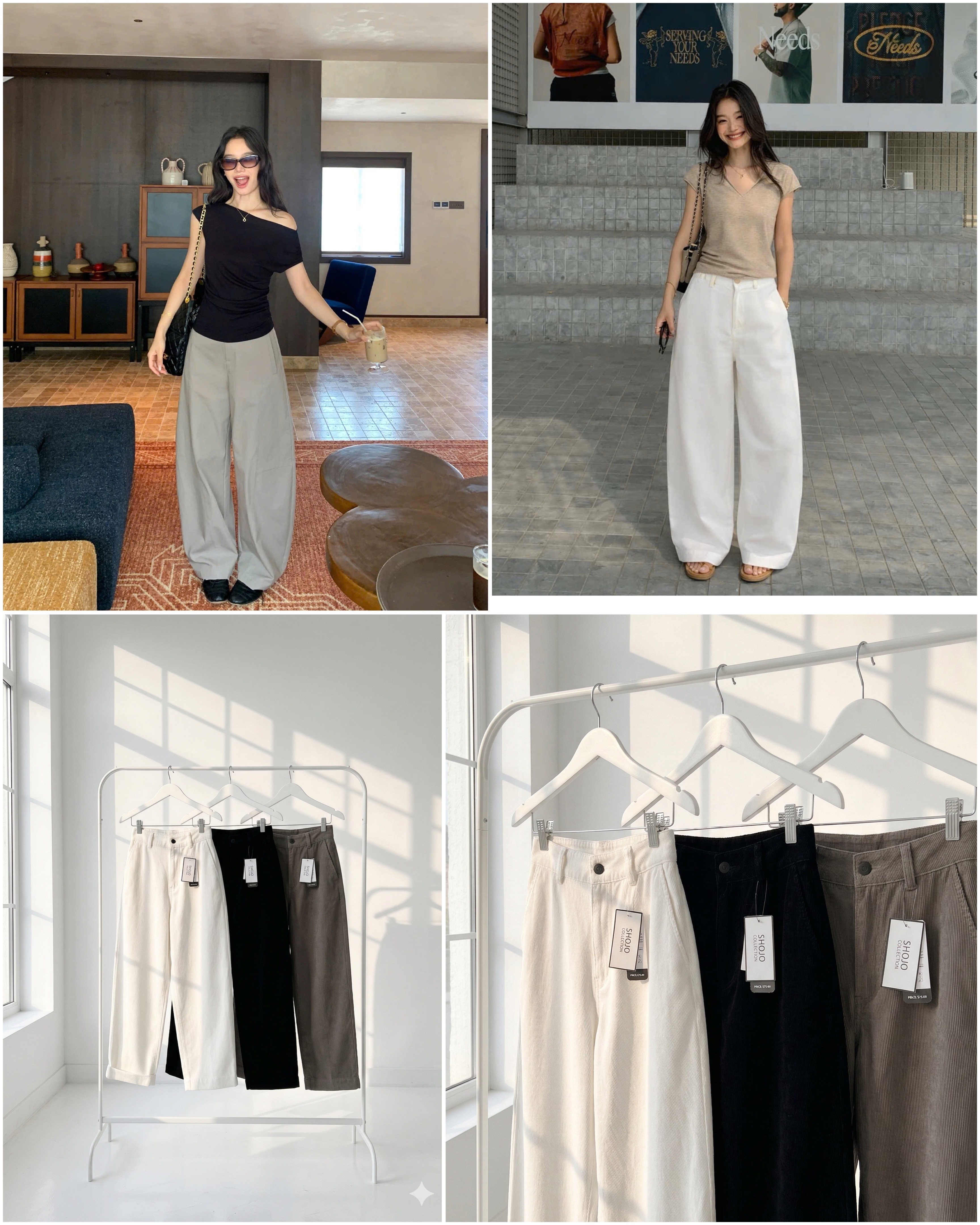Jean Baggy Shojo ống cong 16286
