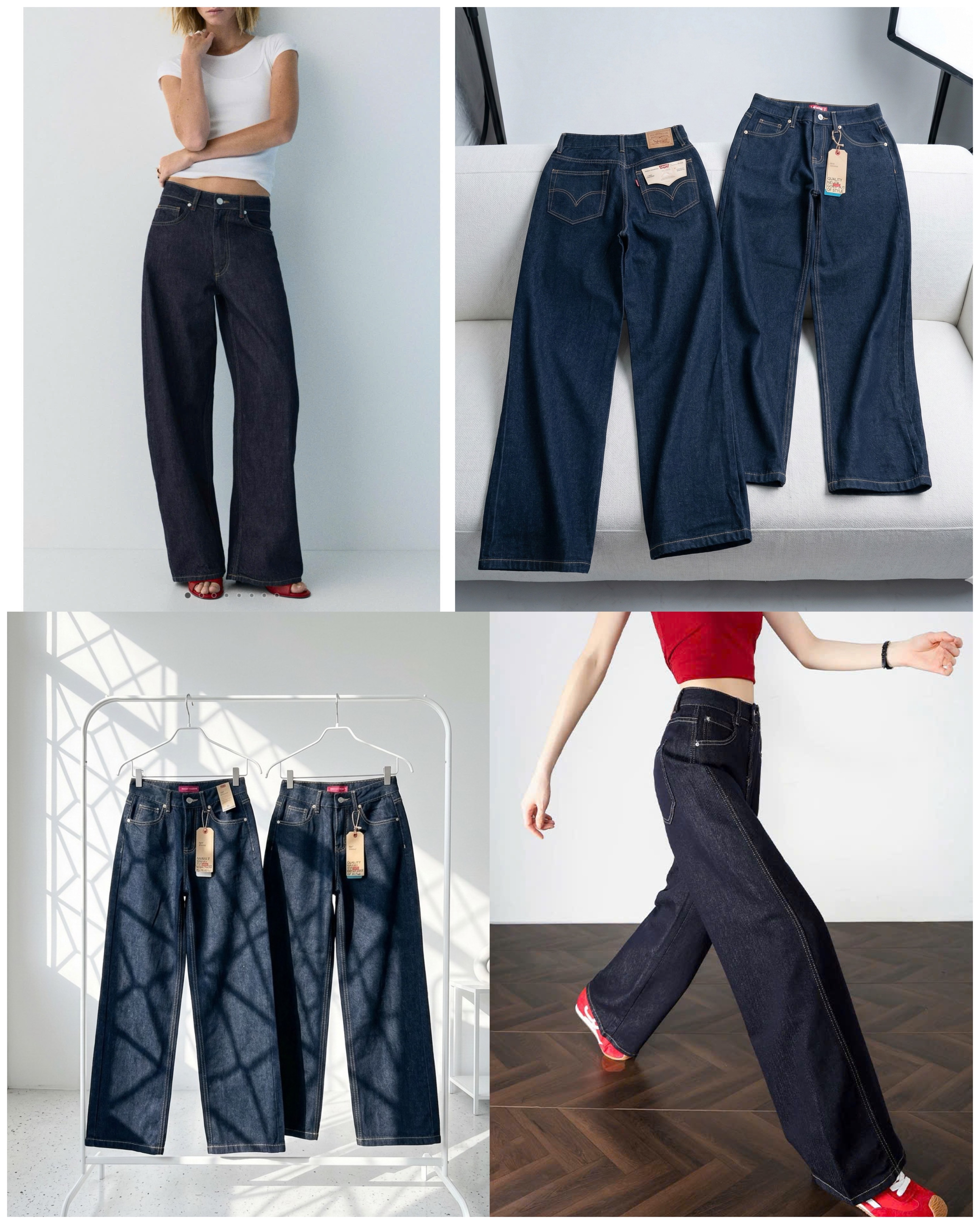 Jean LV Dư Xịn 18199 (Xanh Đậm)