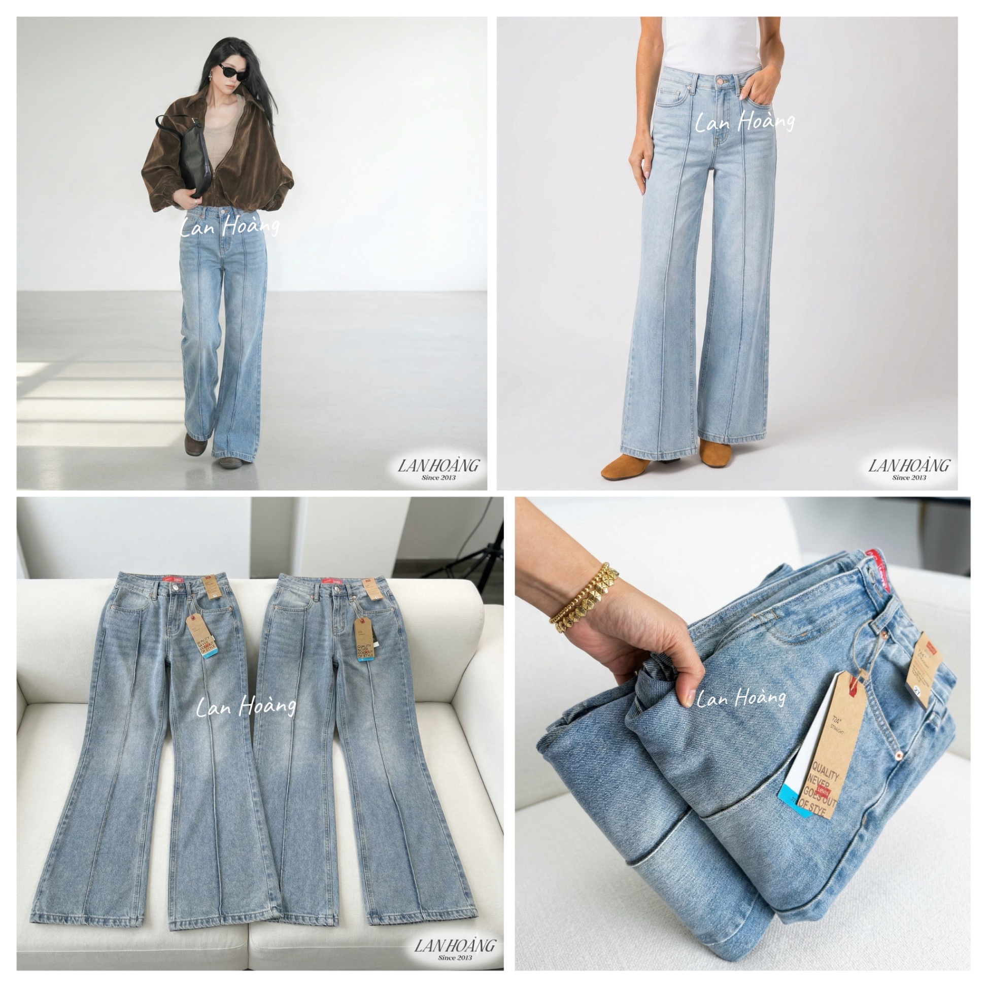 Jean LV gân Loe Dư xịn 16168 (NHẠT)