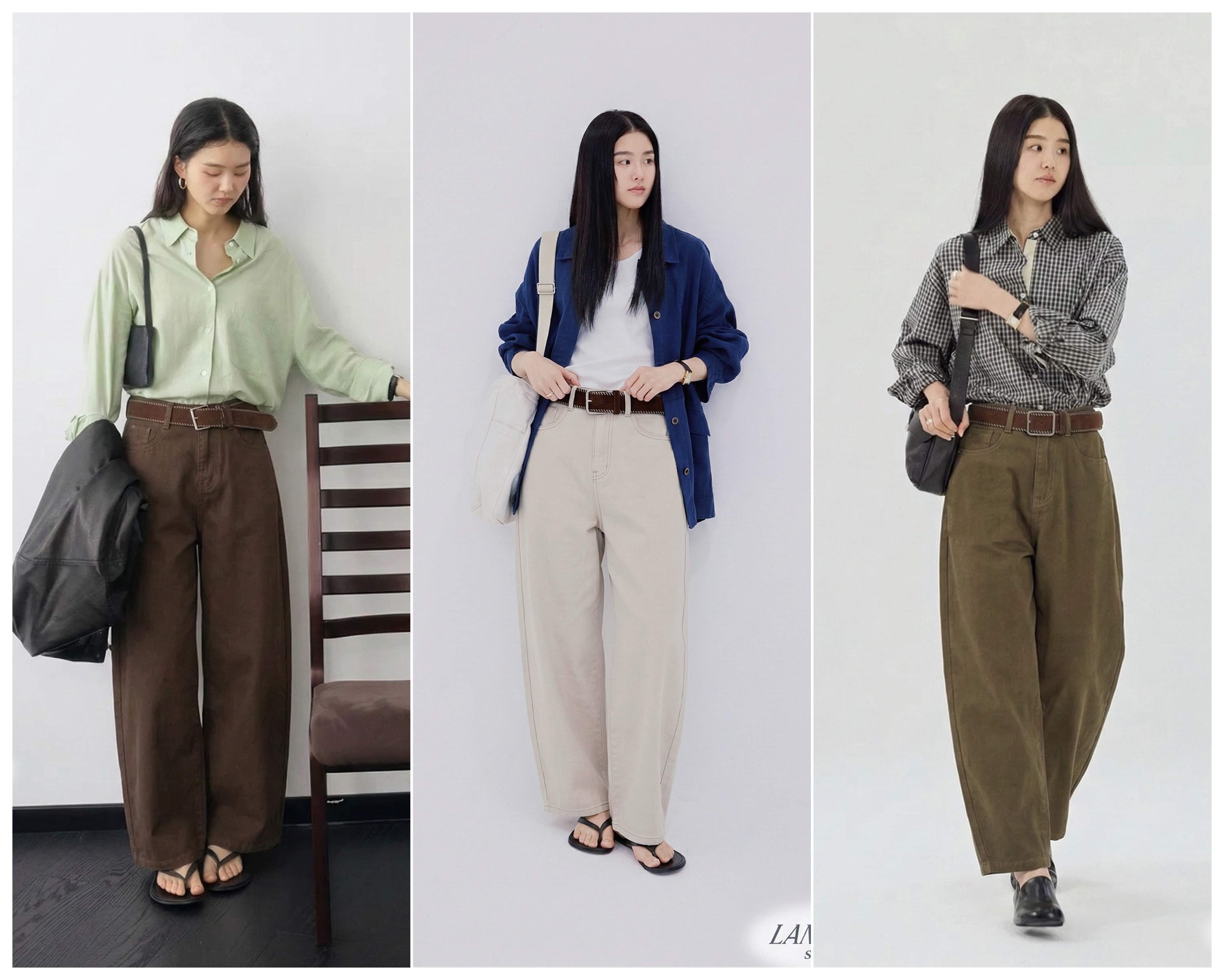 Jean SOUL Ống Cong 3 màu 16214