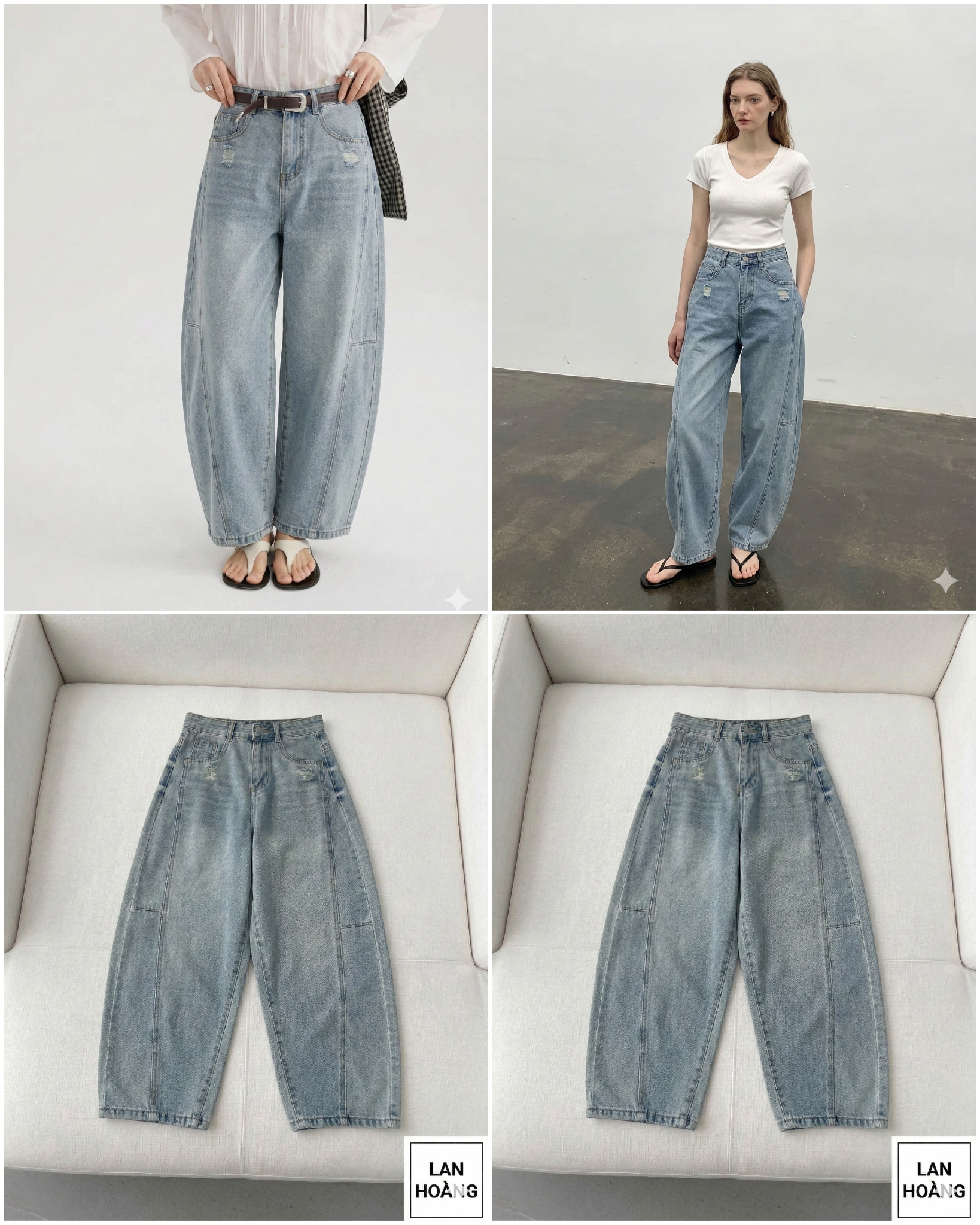 Jean denim SOUL Ống Cong 18114