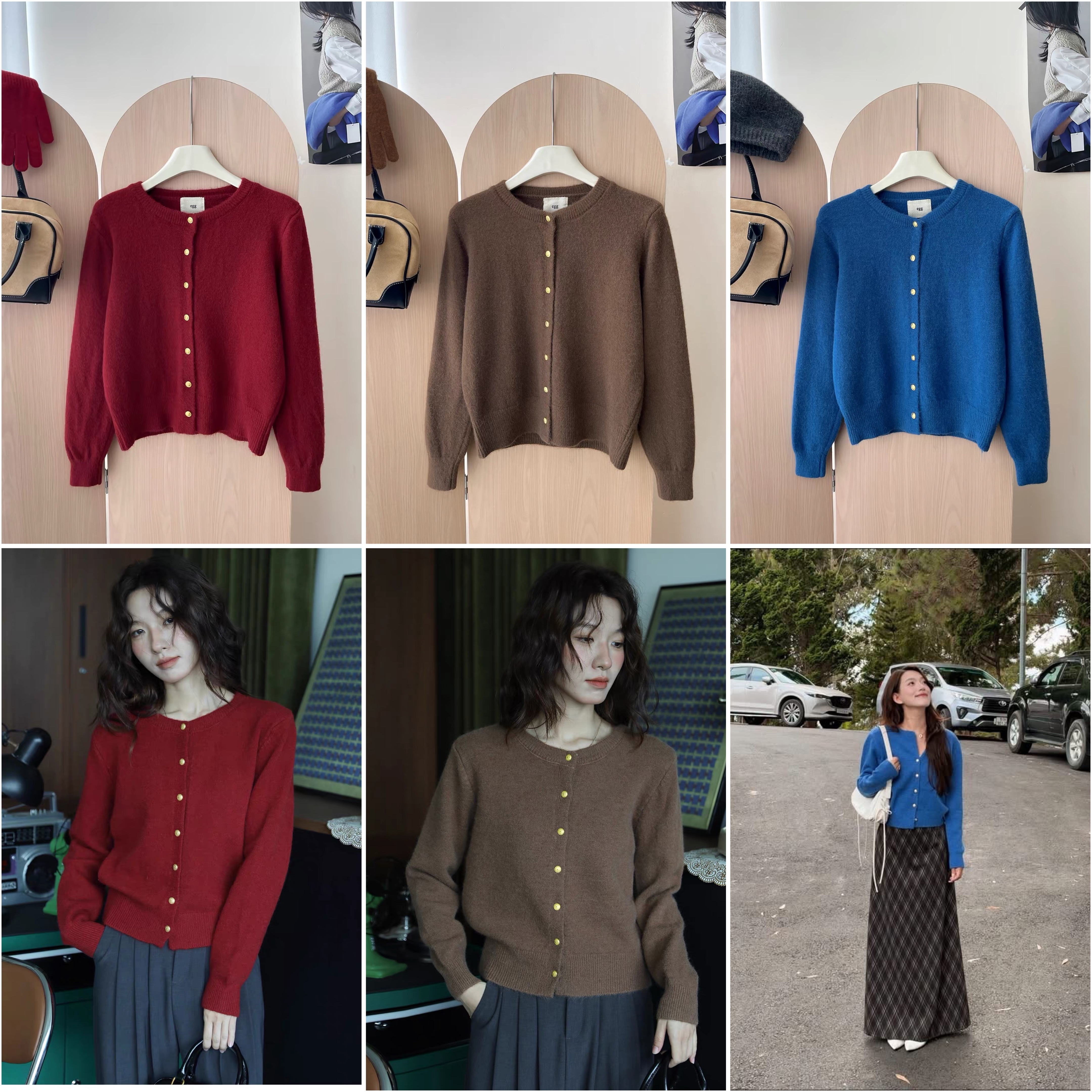 Len cardigan EGG 16810