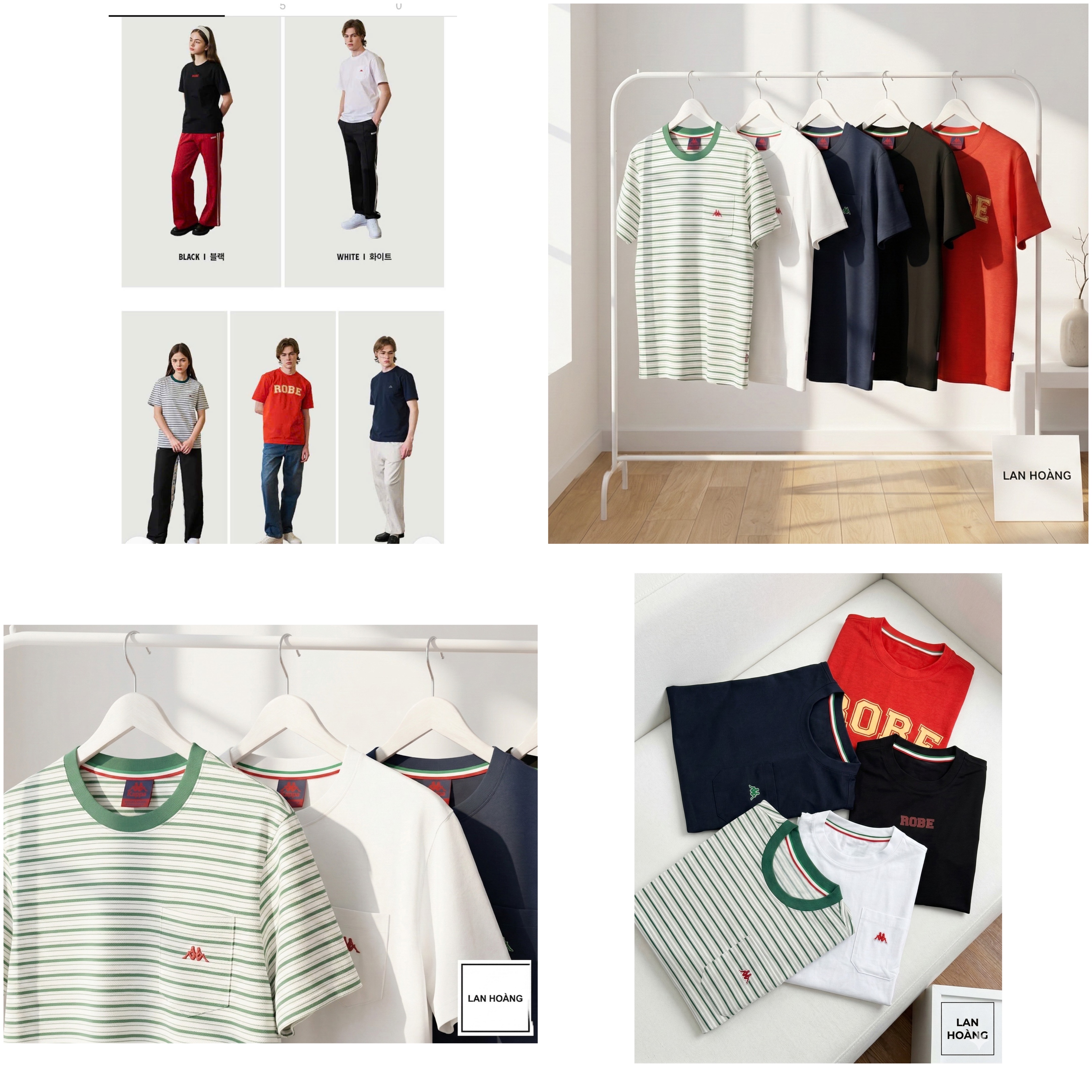 Phông Kappa Xuất Hàn Dư Xịn (Unisex Nam Nữ) 16219
