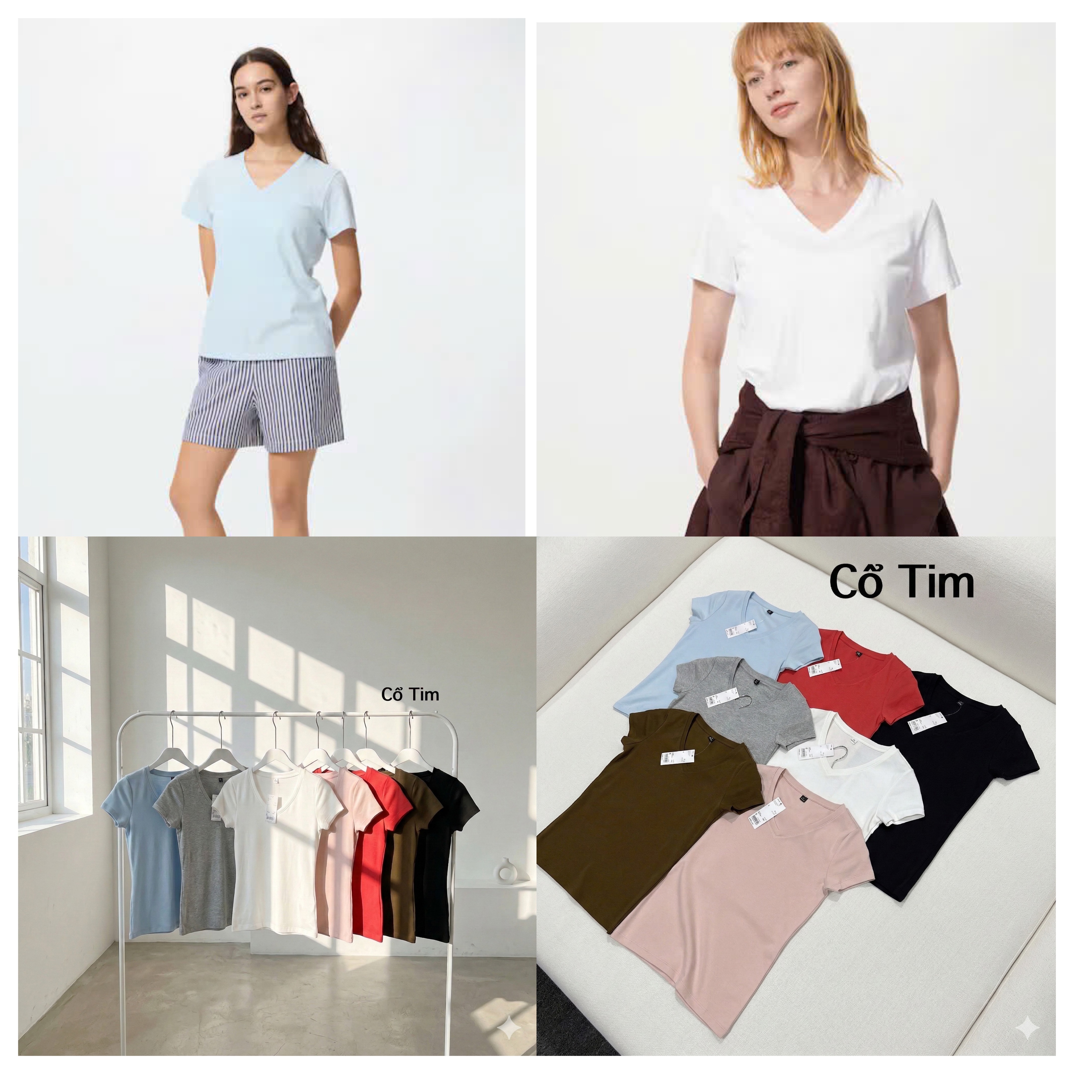 Phông Uni cổ Tim Dư Xịn 18202