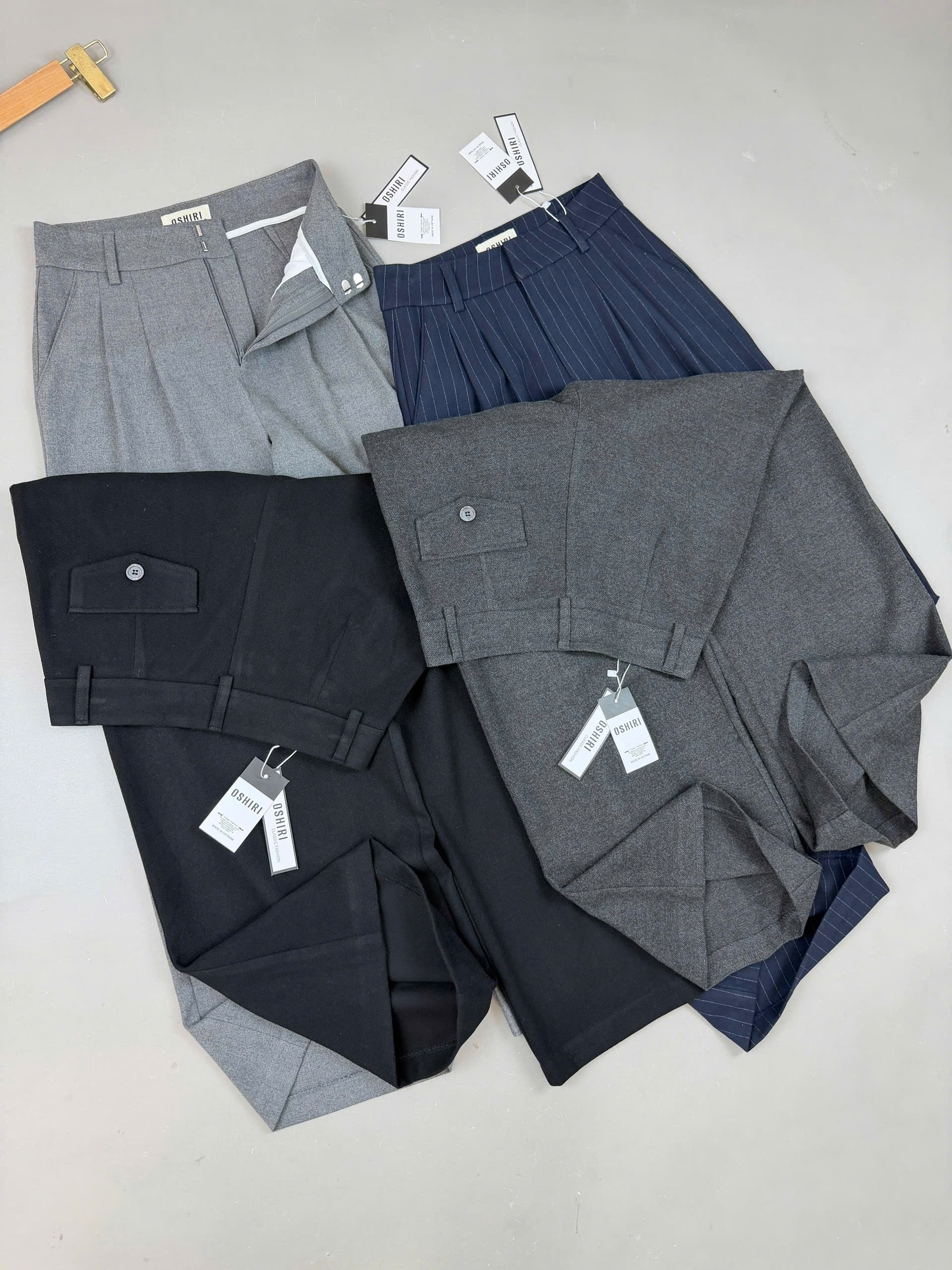 Quần Culottes Dạ Oshiri 4 màu (Cạp móc) 16808