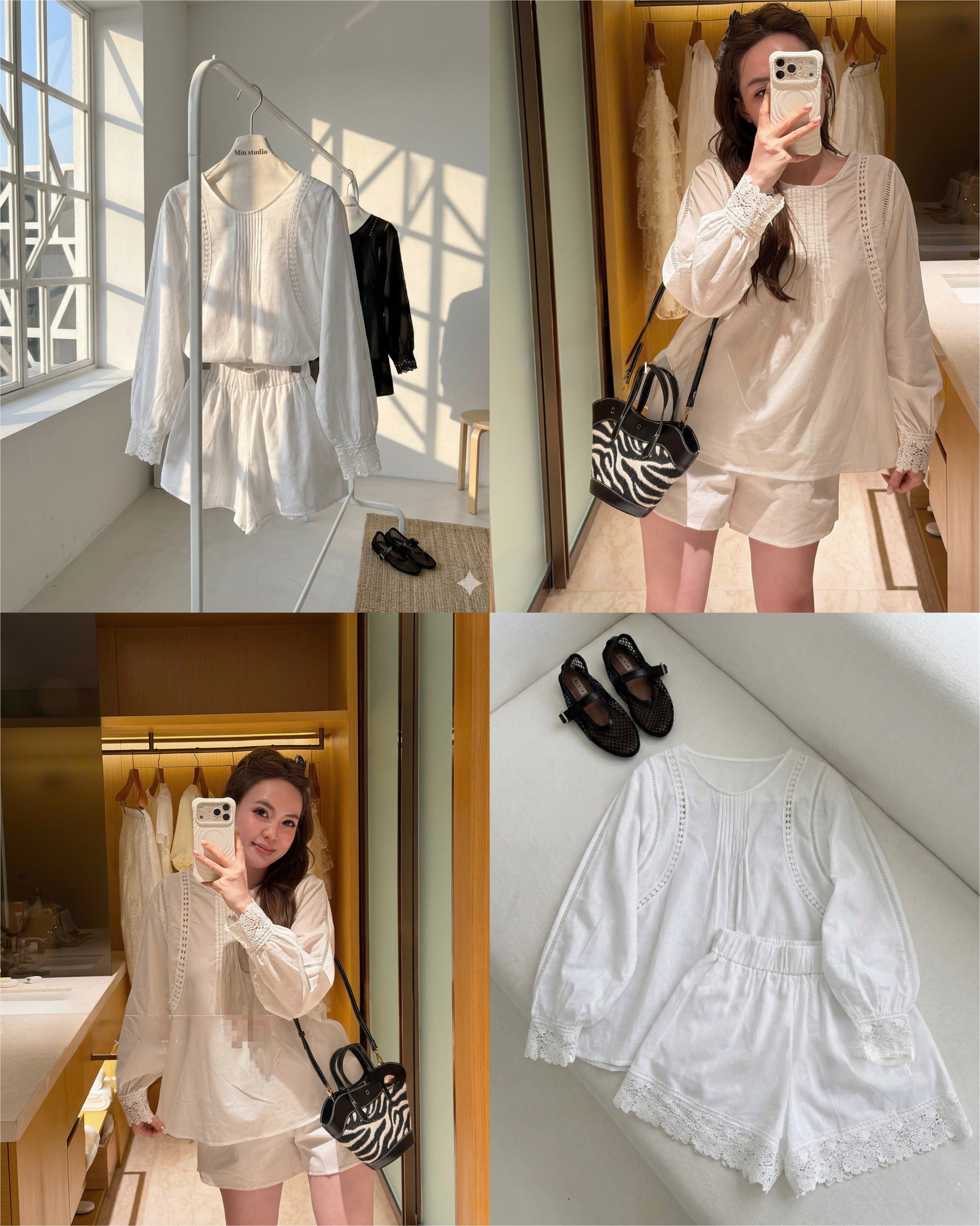 Set Áo & Short Thô thêu 18204