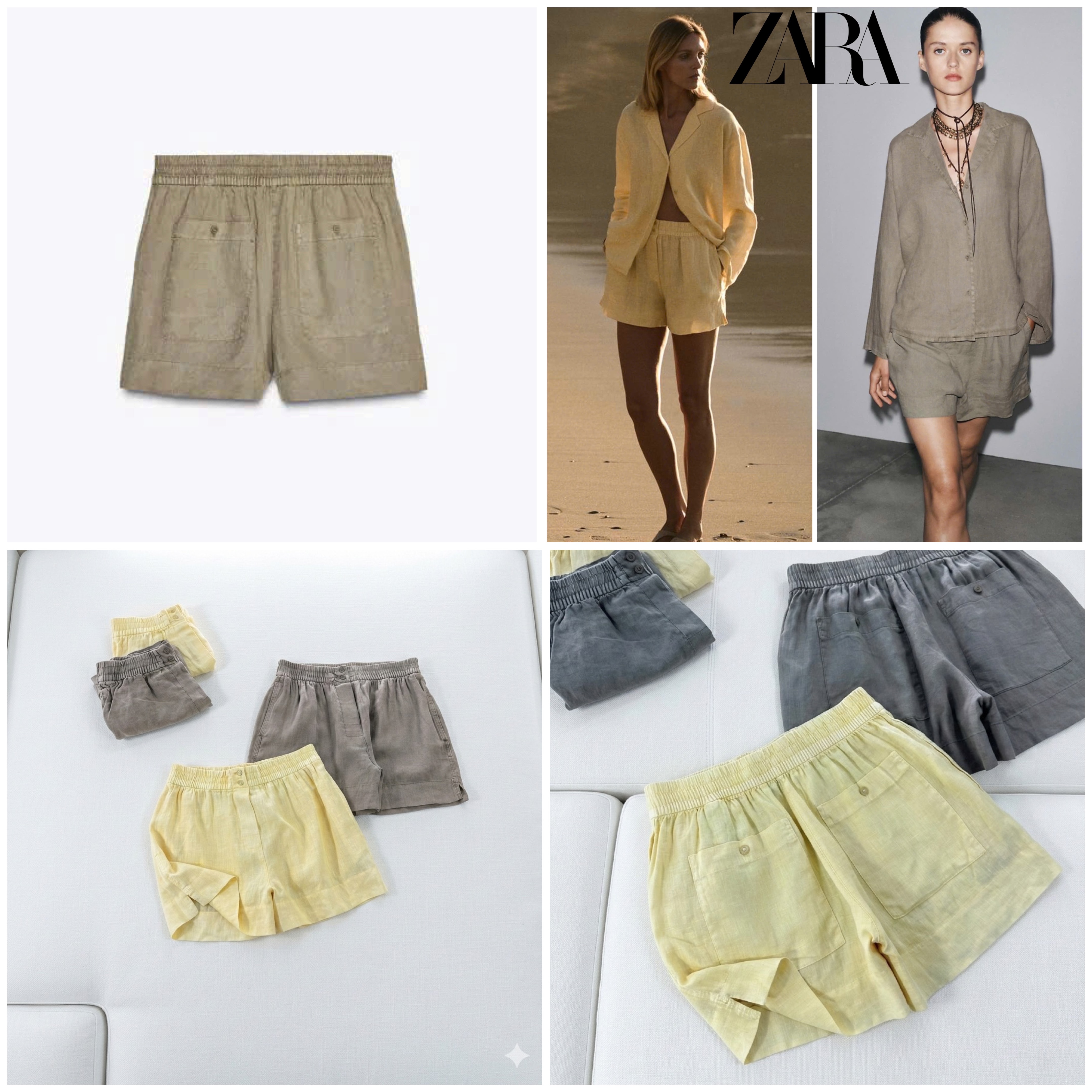 Short ZR Linen Auth tuồn dư xịn 16187