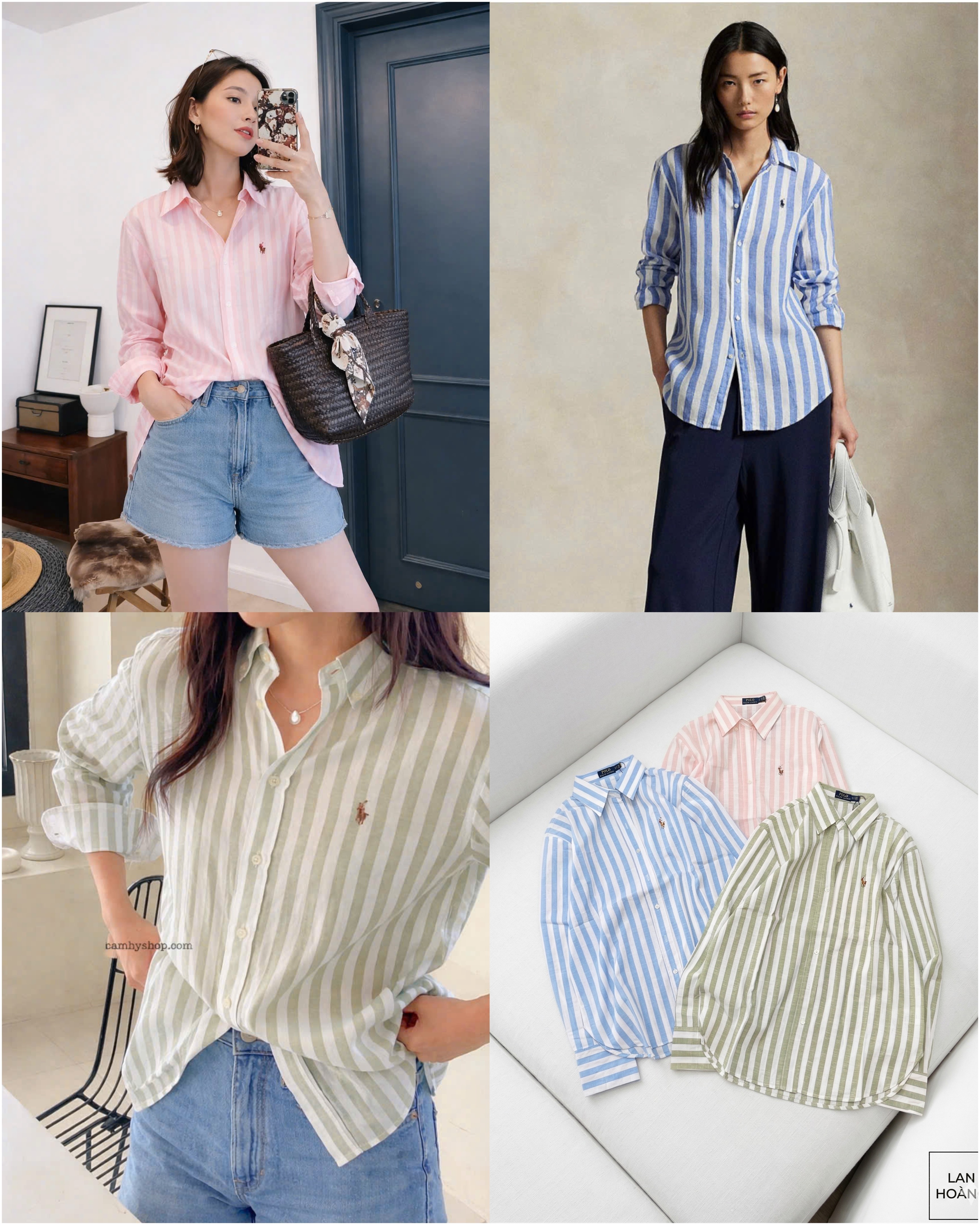 Sơ Mi Kẻ Polo Dư Xịn 16342