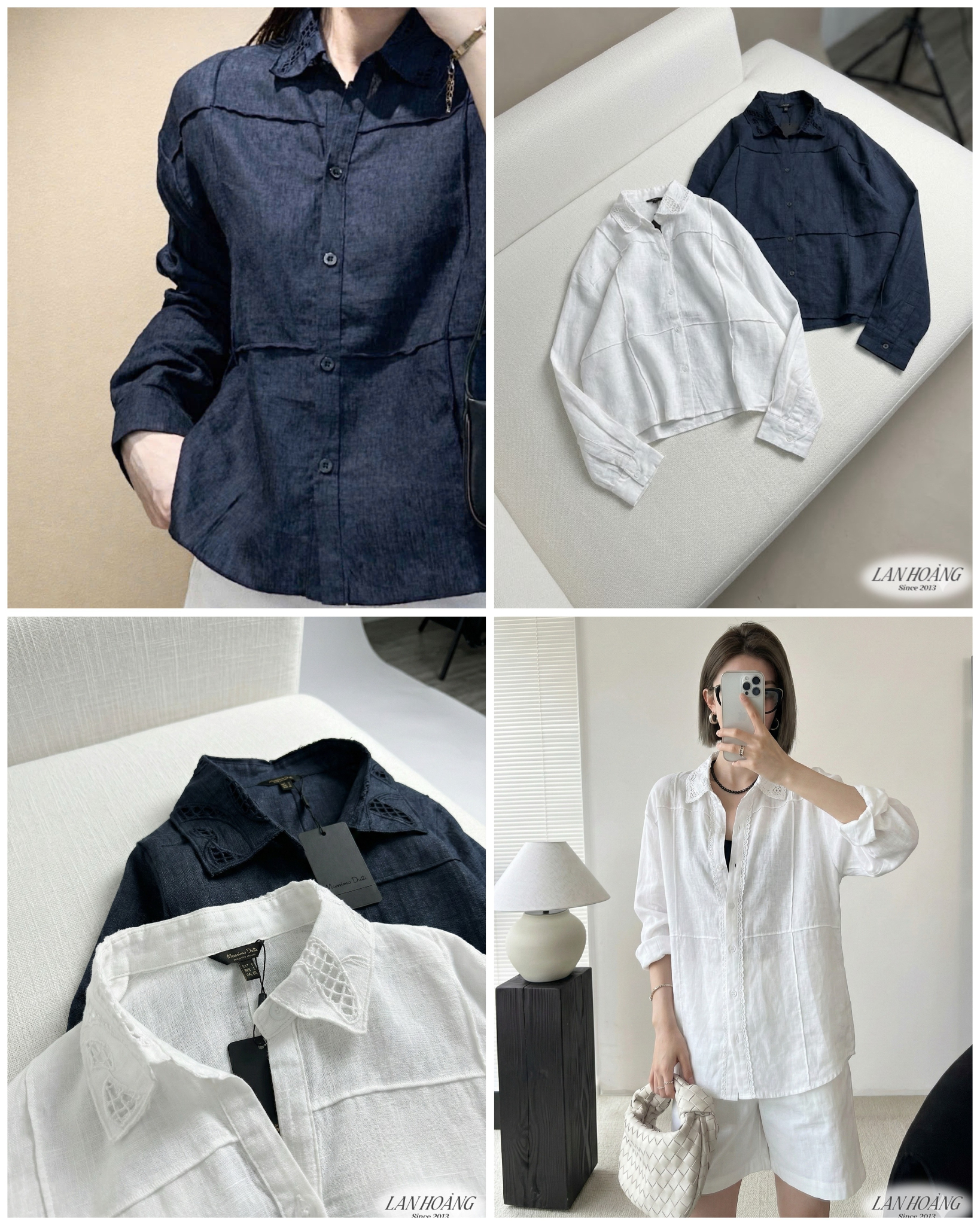 Sơ Mi MD Linen Tưng gân dư xịn 16171