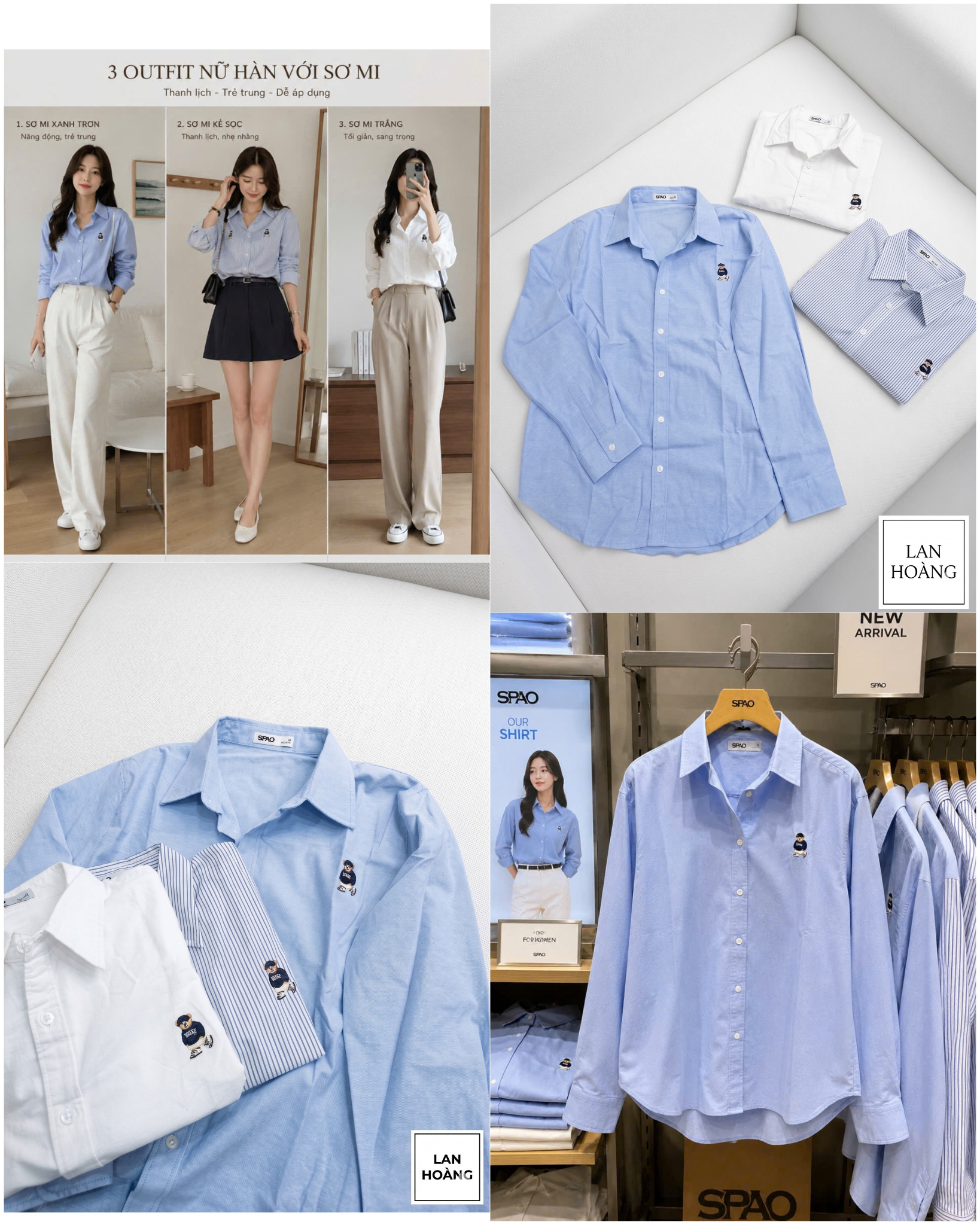 Sơ Mi Spao Xuất Hàn Dư Xịn 16427