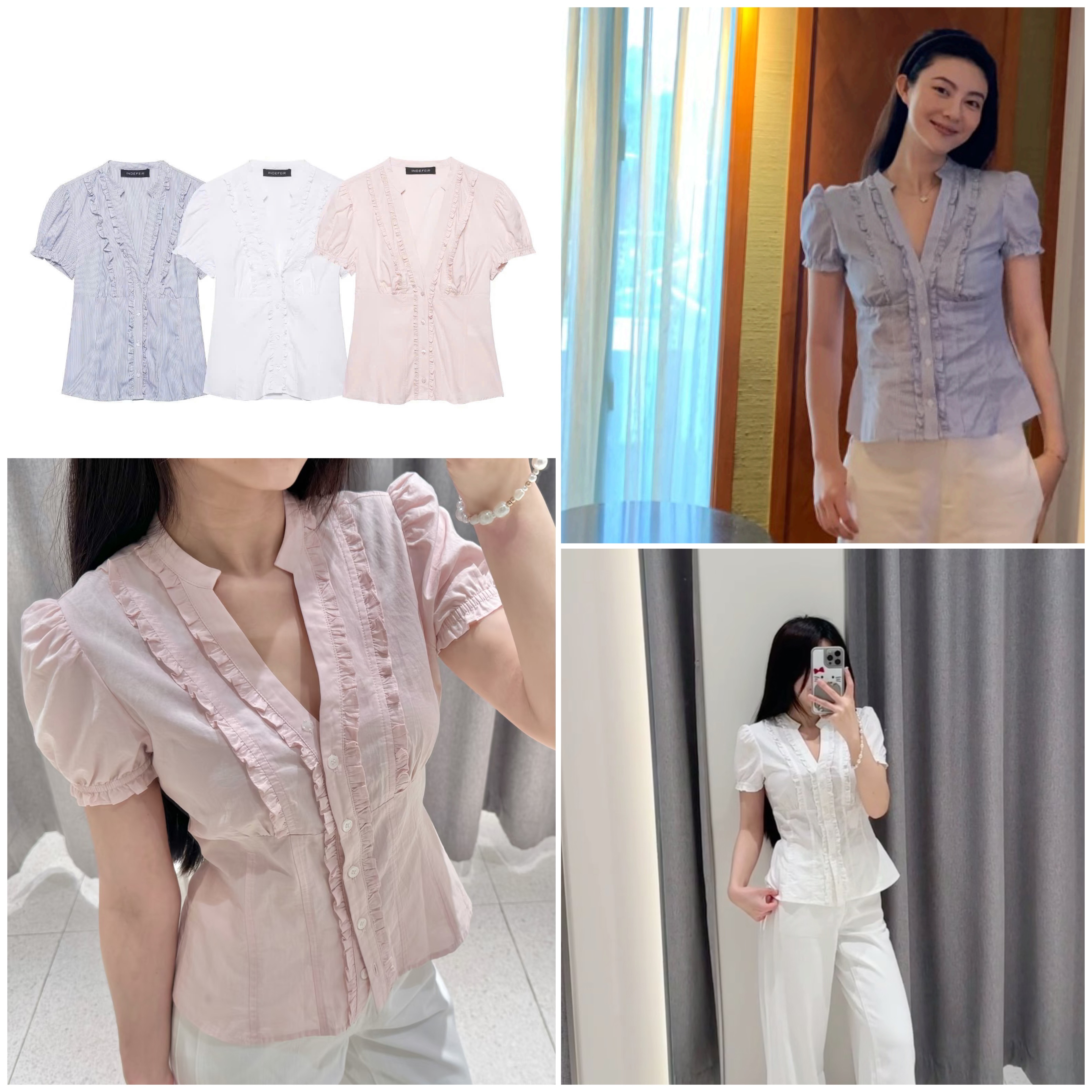 Sơ Mi ZR Cổ Tim 16416