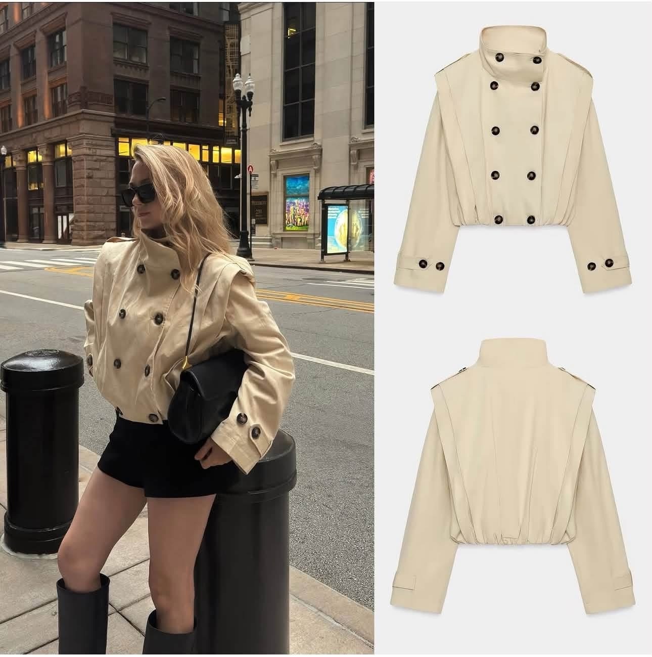 khoác Kaki Zr Trend coath Be Cổ Trụ (Hãng bán 1899k) 16776