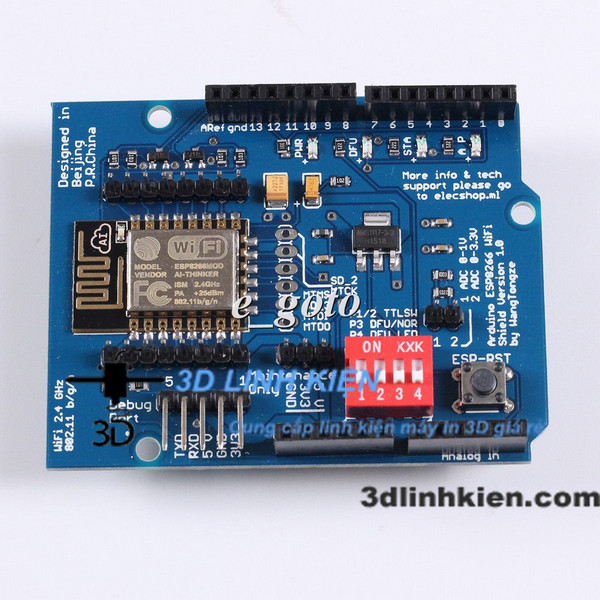 arduino esp8266 wifi shield