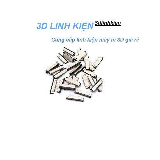 đầu kẹp cáp fpc ffc nắp bật 0.5mm 4p