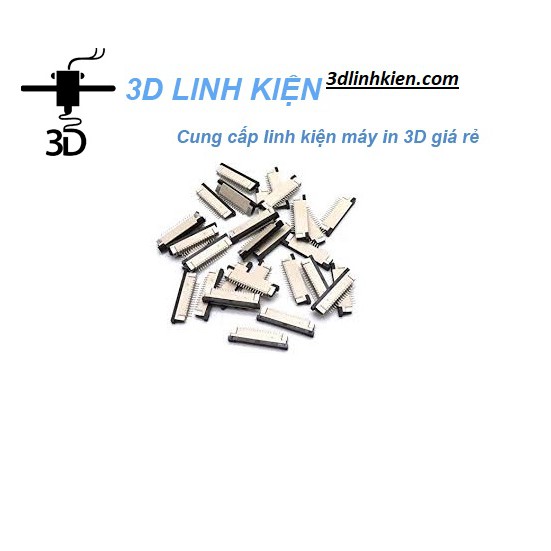 đầu kẹp cáp fpc ffc nắp bật 0.5mm 28p