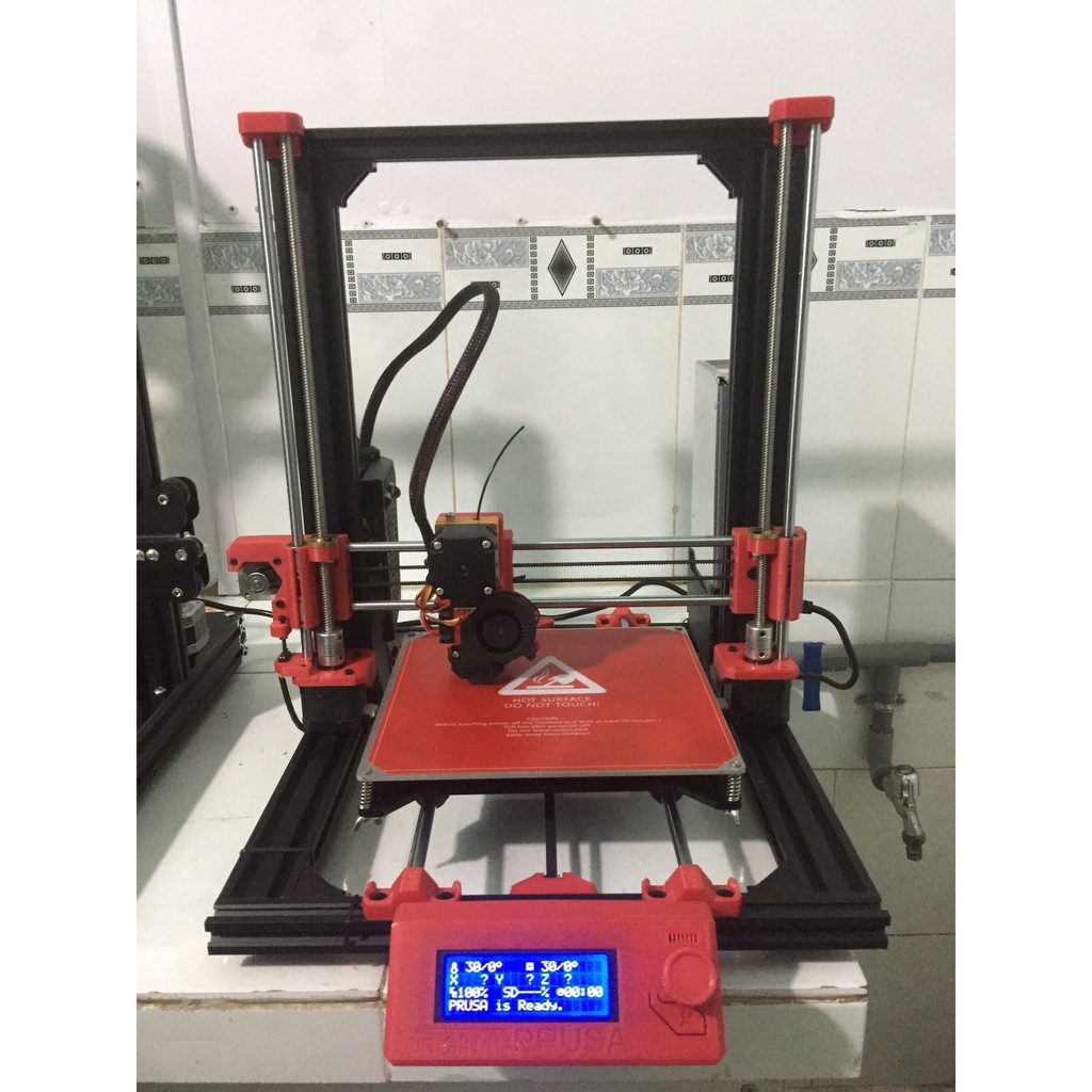 Máy in Prusa i3 X.A.N.H.02 không có bàn nhiệt