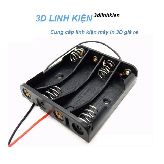 hộp đế pin 4AAA 4 cell