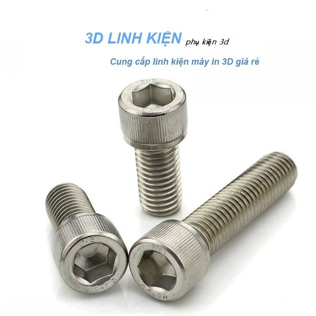 Bulong đầu trụ inox 304 M5 - 12mm