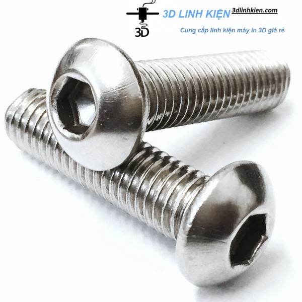 Bulong đầu dù inox 304 M3 - 14mm