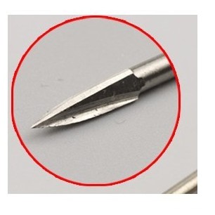 Mũi phay gỗ 2 khía cho máy cnc cán 3mm đường kính 5mm