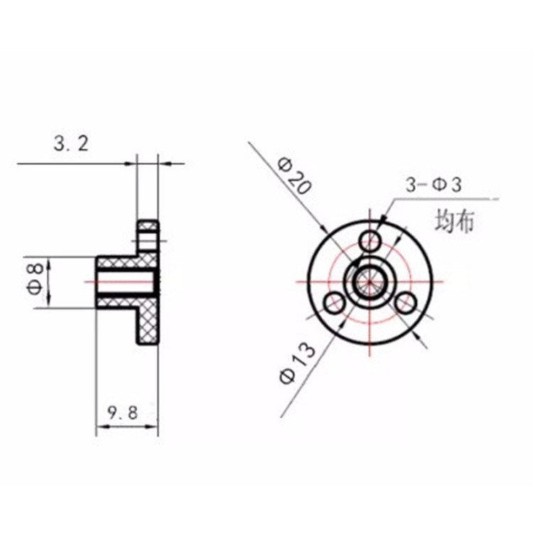 đai ốc vít me đai ốc vitme T5 bước 4