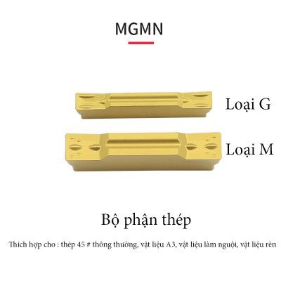 mảnh chip cắt loại G cho cán dao tiện CNC - 2mm