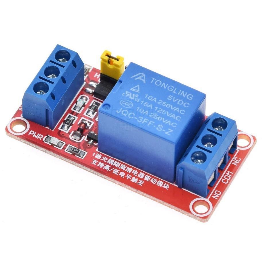 module relay 5v board đỏ kích mức cao thấp 2 relay