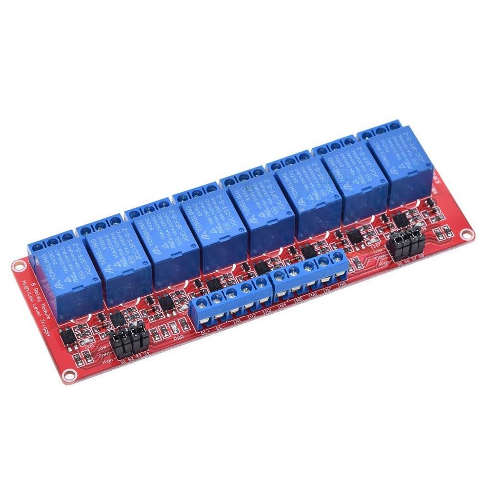 Module 8 Relay 5V Kích Mức Cao/Thấp