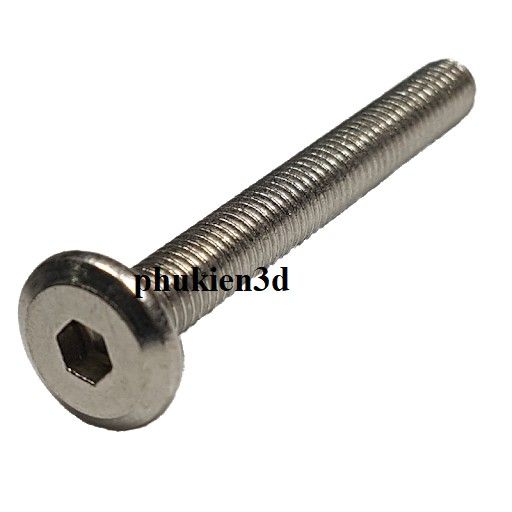 Bulong đầu dẹp inox 304 M5 - 50mm