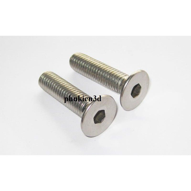 Bulong đầu dẹp inox 304 M5 - 50mm