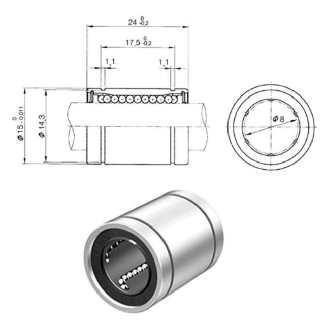 Con trượt tròn LM25UU