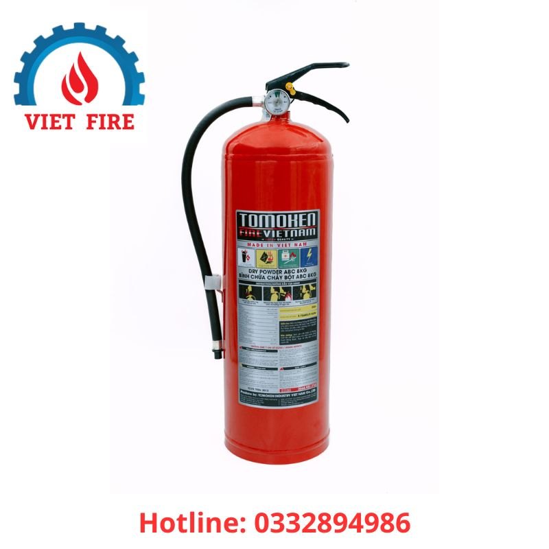 Bình Chữa Cháy Bột ABC 8kg TOMOKEN