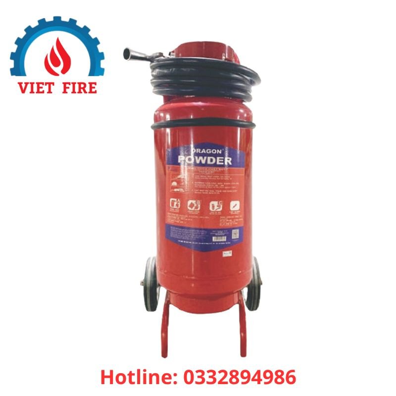 Bình chữa cháy xe đẩy DragonPowder BC35kg