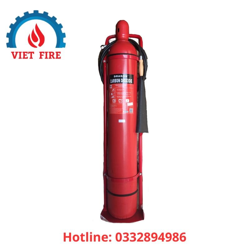 Bình Chữa Cháy Xe Đẩy CO2 24KG DRAGON
