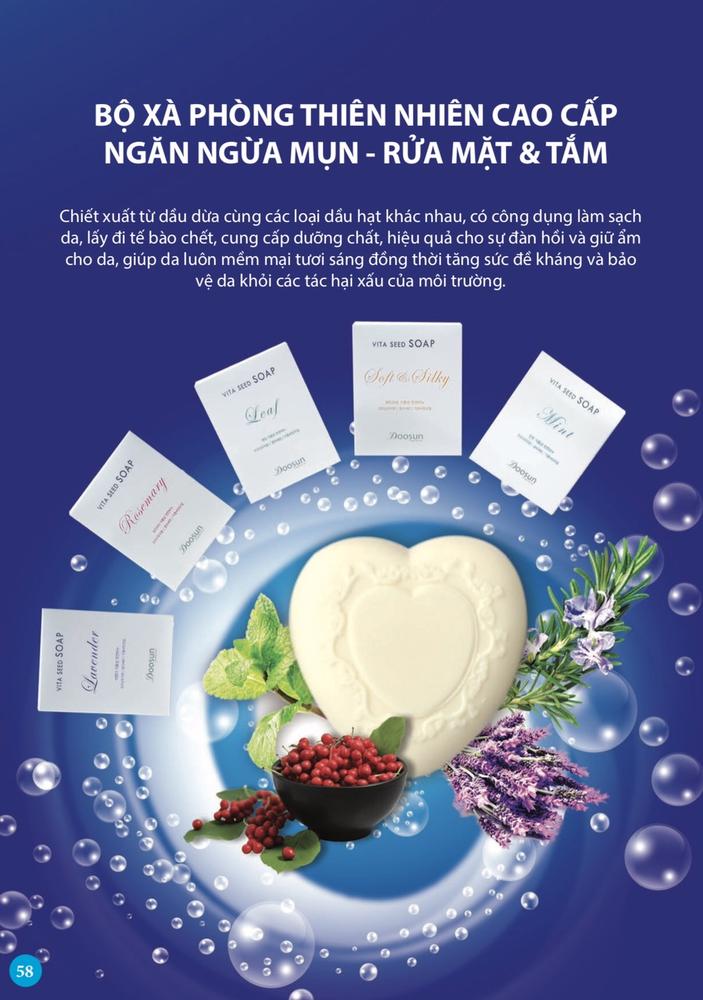 Xà Phòng Thiên Nhiên Cao Cấp Ngăn Ngừa Mụn ( Rửa Mặt & Tắm )