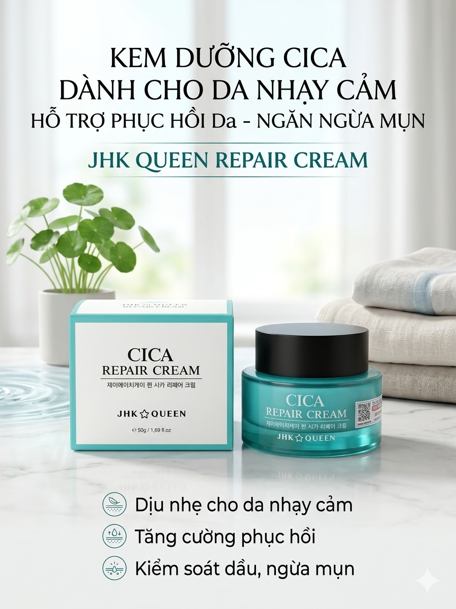 KEM DƯỠNG CICA, DÀNH CHO DA NHẠY CẢM ( Hỗ Trợ Phục Hồi Da - Dành Cho Da Nhạy Cảm )